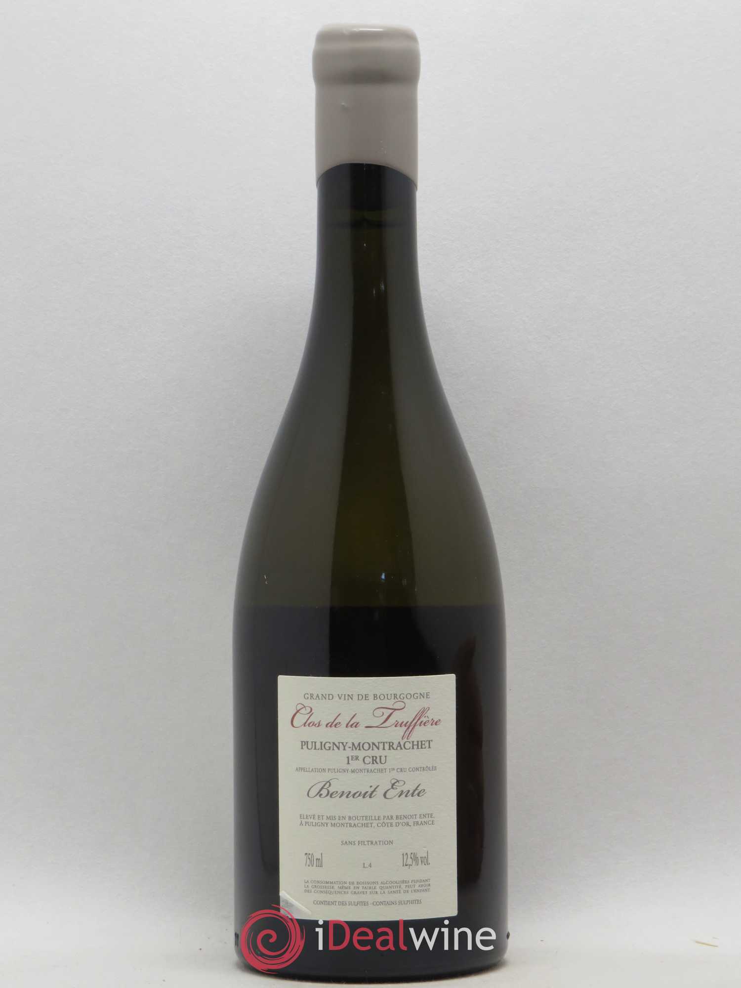 Puligny-Montrachet 1er Cru Clos de la Truffière Benoit Ente 2016 - Lot de 1 bouteille - 1