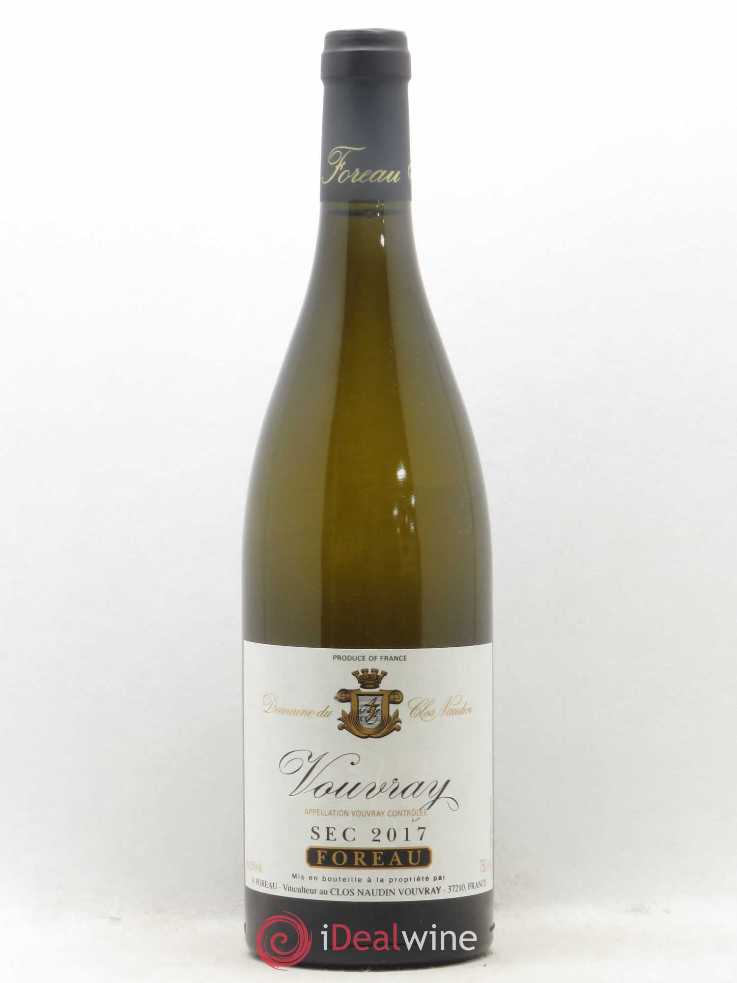 Vouvray Sec Clos Naudin - Philippe Foreau 2017 - Lot de 1 bouteille - 0