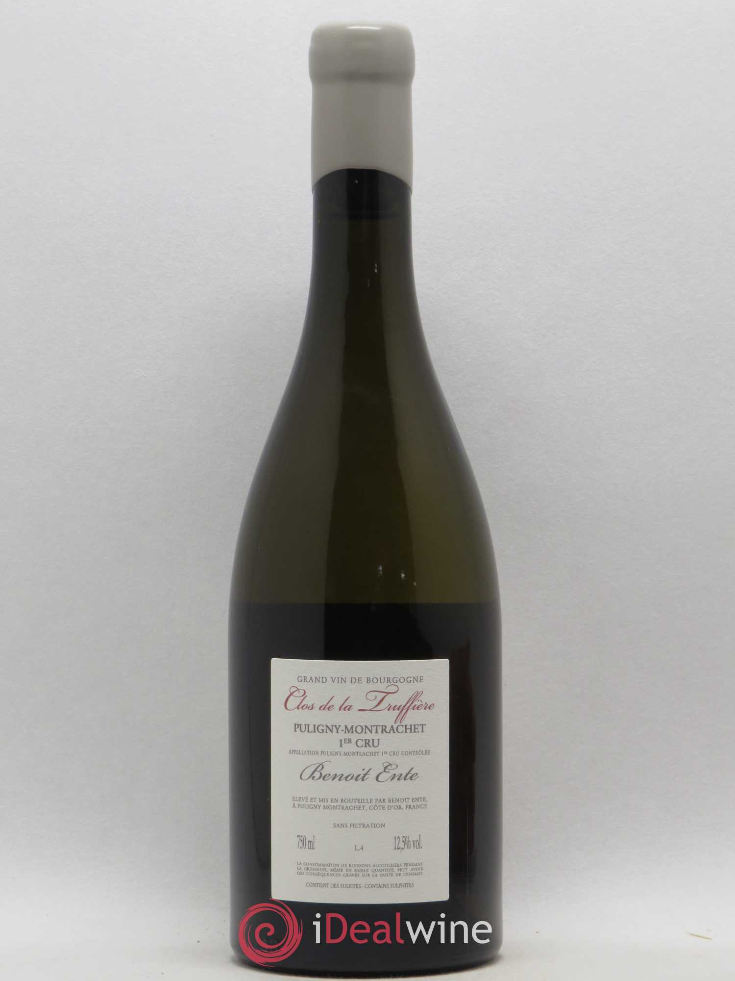 Puligny-Montrachet 1er Cru Clos de la Truffière Benoit Ente 2017 - Lot de 1 bouteille - 1