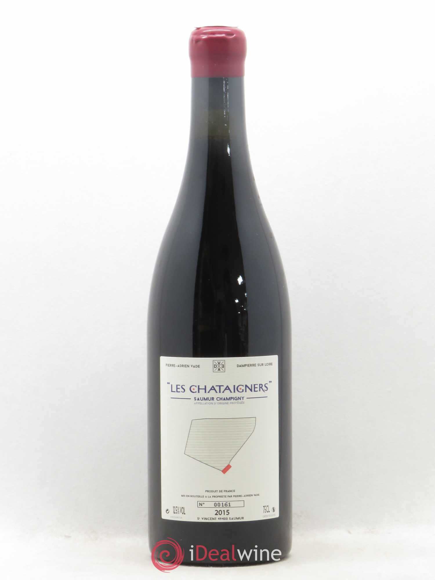 Saumur-Champigny Les Chataigners Pierre Adrien Vade (sans prix de réserve) 2015 - Posten von 1 Flasche - 0