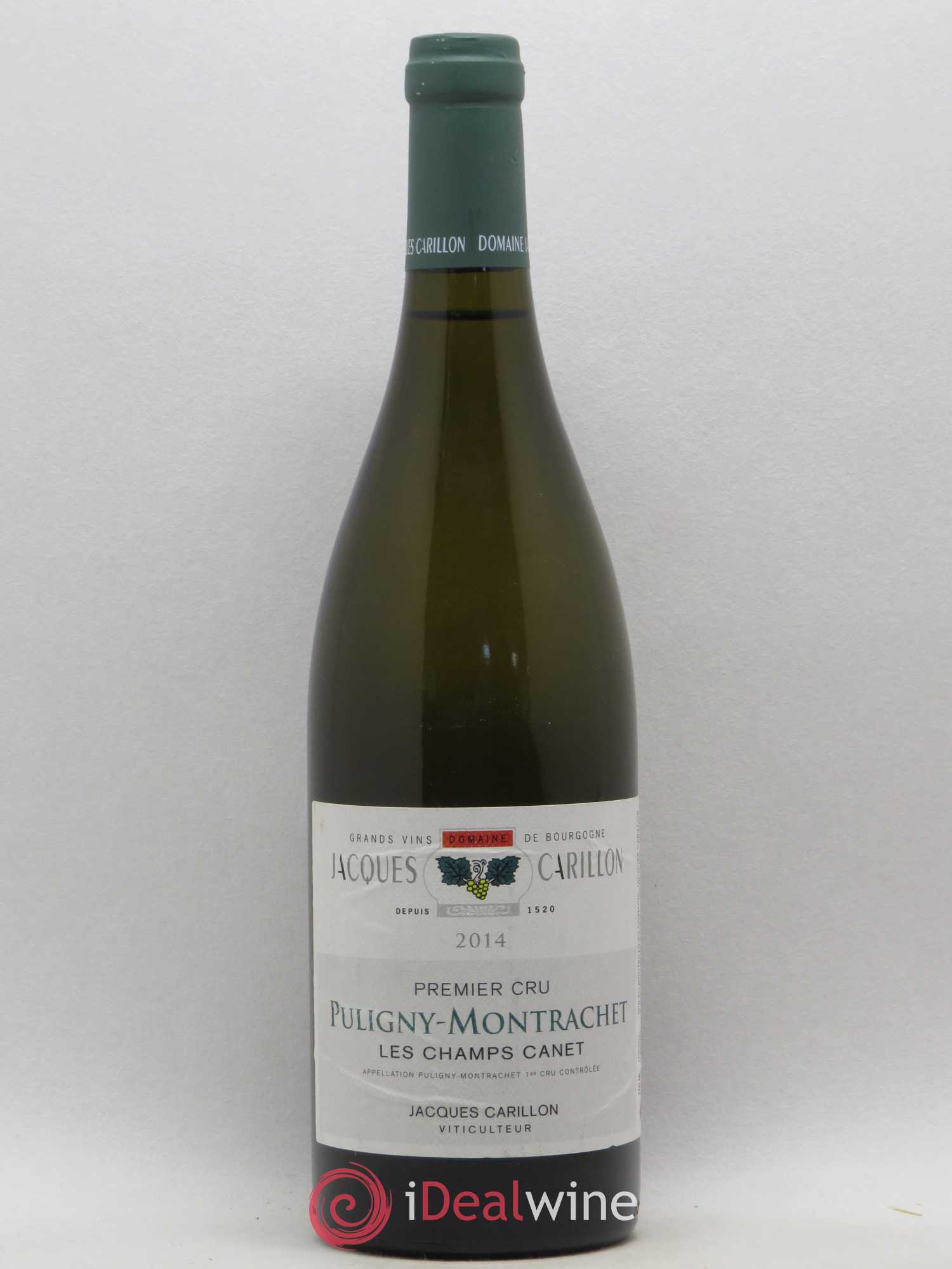 Puligny-Montrachet 1er Cru Les Champs Canet Jacques Carillon 2014 - Posten von 1 Flasche - 0