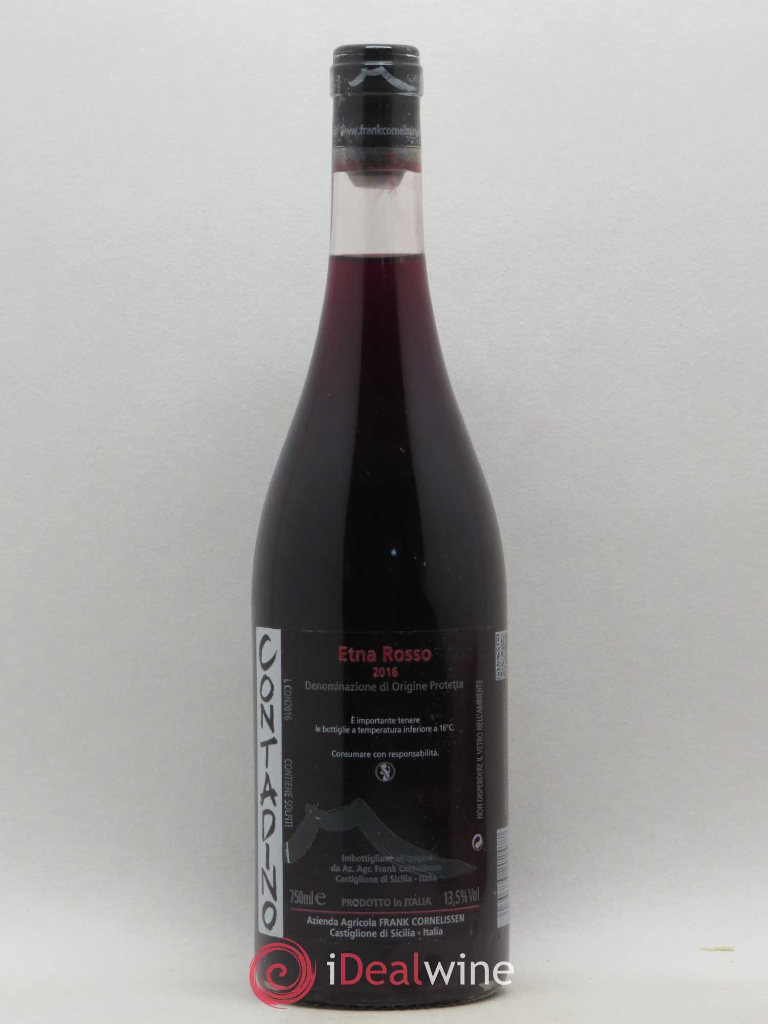 Italie Etna Rosso Contadino Frank Cornelissen 2016 - Lot of 1 bottle - 0