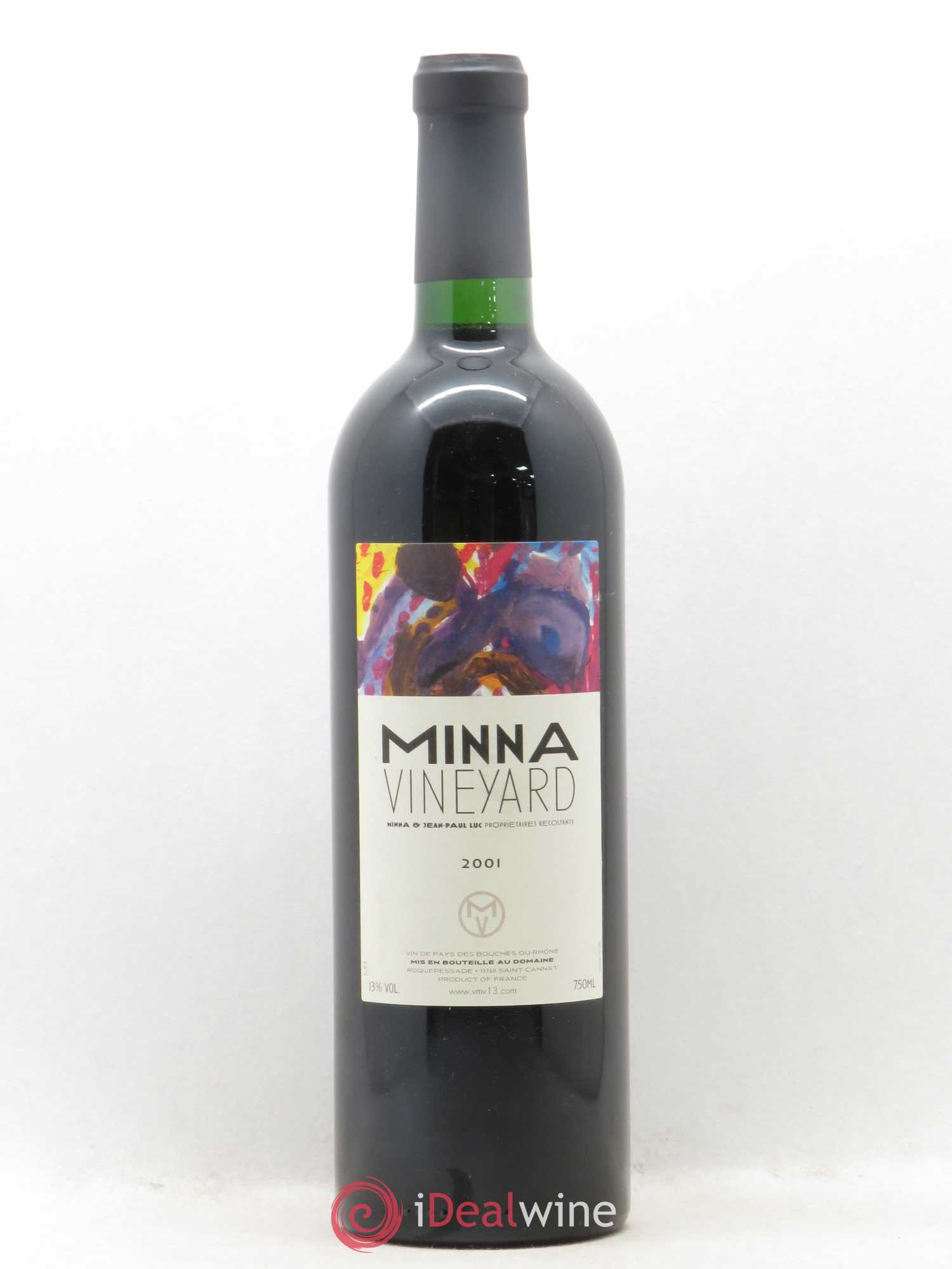 Rhône IGP Bouches du Rhône Minna Vineyard (sans prix de réserve) 2001 - Posten von 1 Flasche - 0