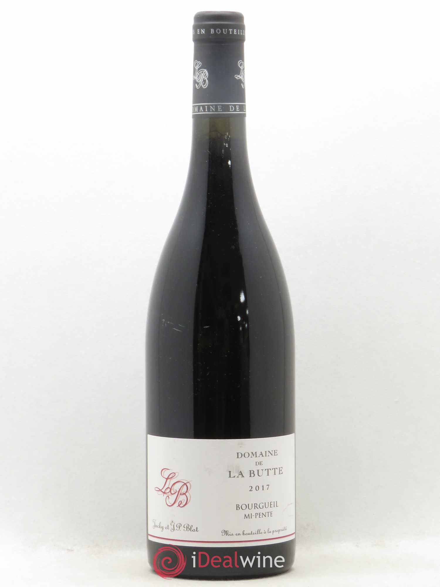 Bourgueil Mi-Pente Domaine de La Butte - Jacky Blot 2017 - Lot de 1 bouteille - 0