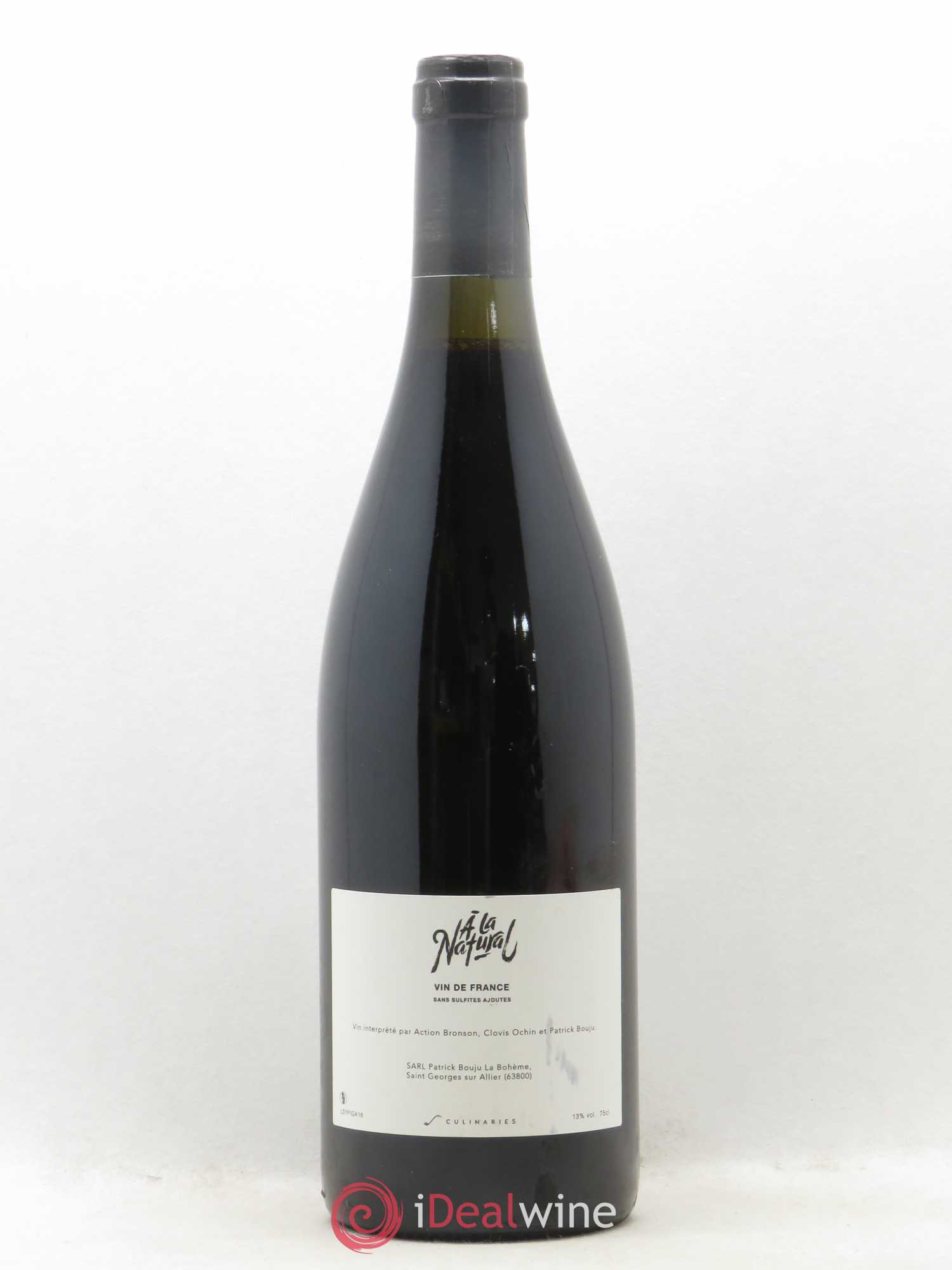 Vin de France A la Natural Patrick Bouju - Domaine de la Bohème (sans prix de réserve) 2016 - Posten von 1 Flasche - 1
