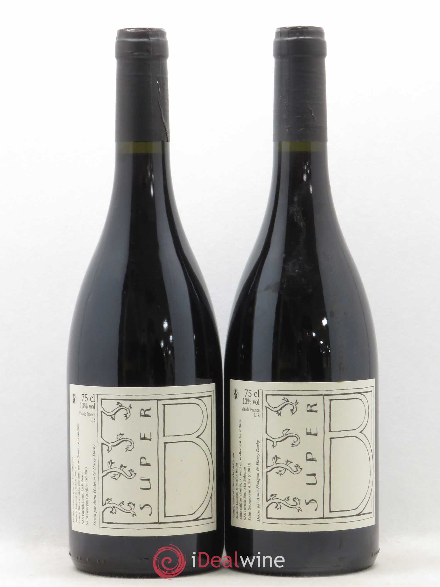 Vin de France Super B Patrick Bouju - Domaine de la Bohème 2018 - Posten von 2 Flaschen - 0