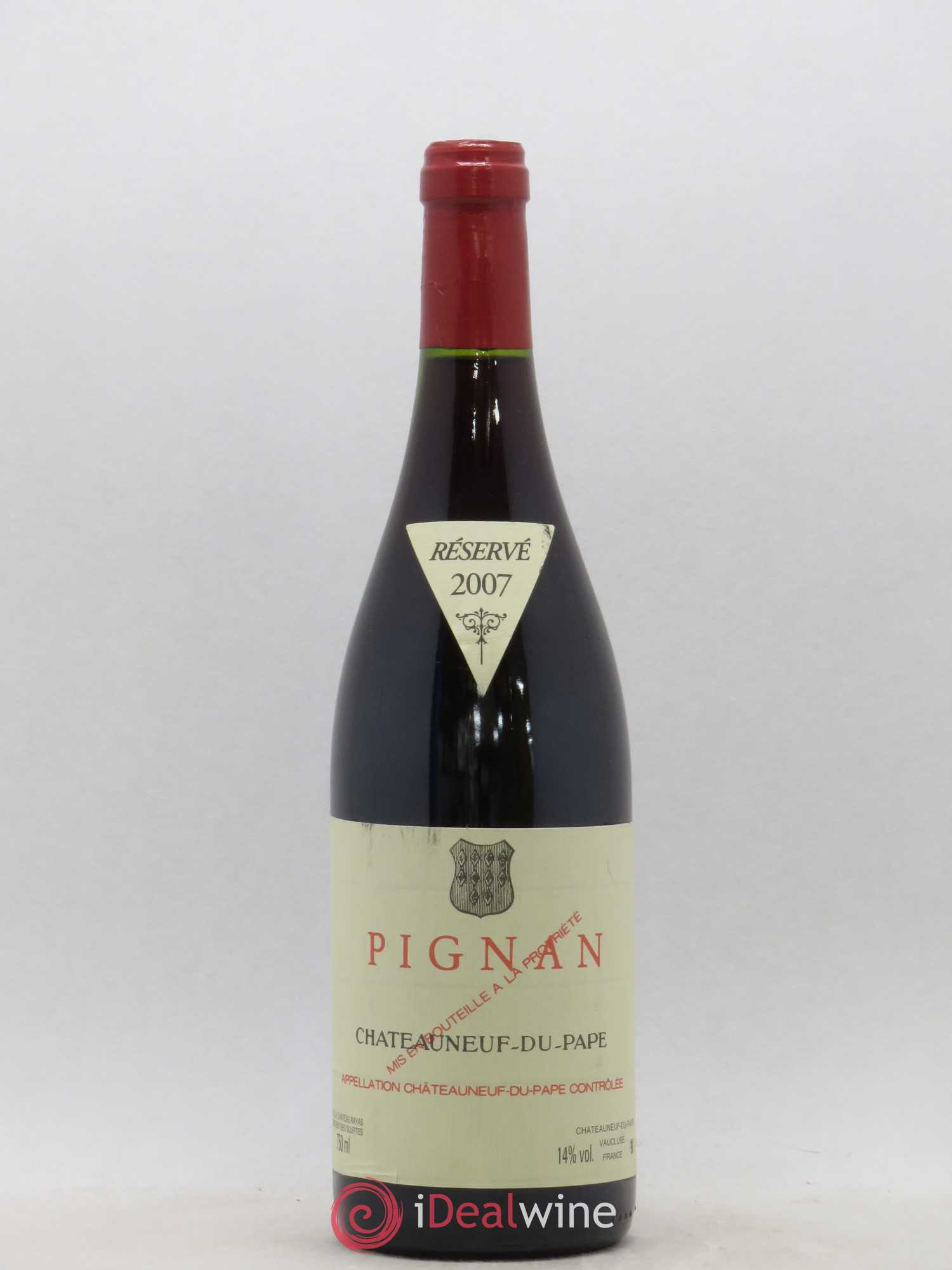 Châteauneuf-du-Pape Pignan Emmanuel Reynaud 2007 - Lot de 1 bouteille - 0