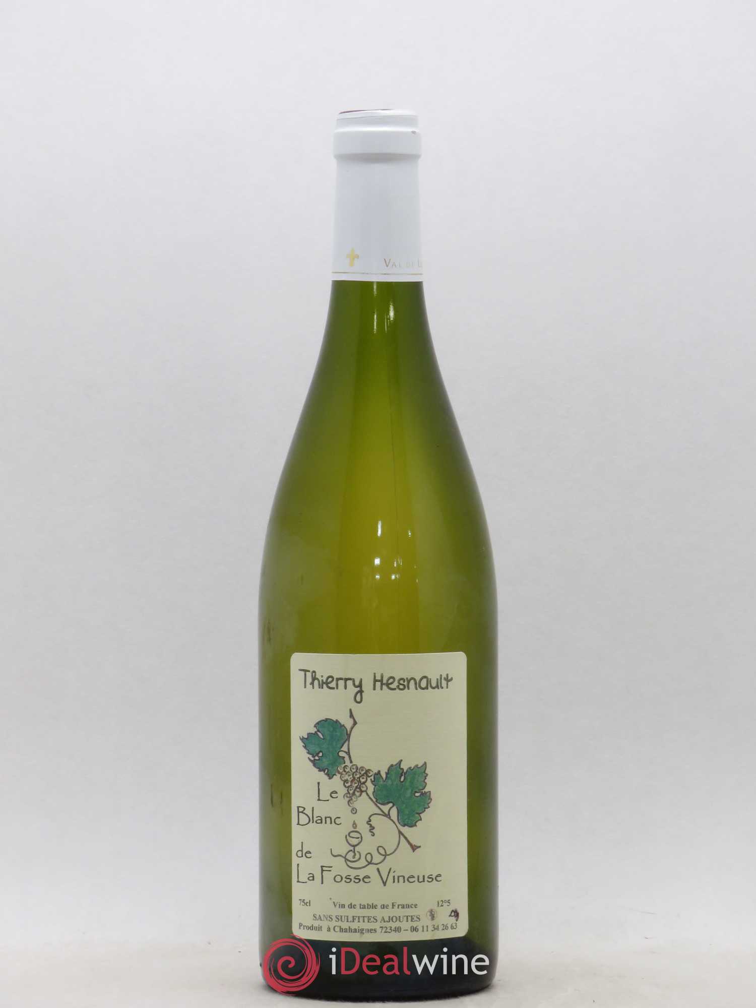 Vin de France Le Blanc de la Fosse Vineuse Thierry Hesnault (sans prix de réserve) 2009 - Posten von 1 Flasche - 0