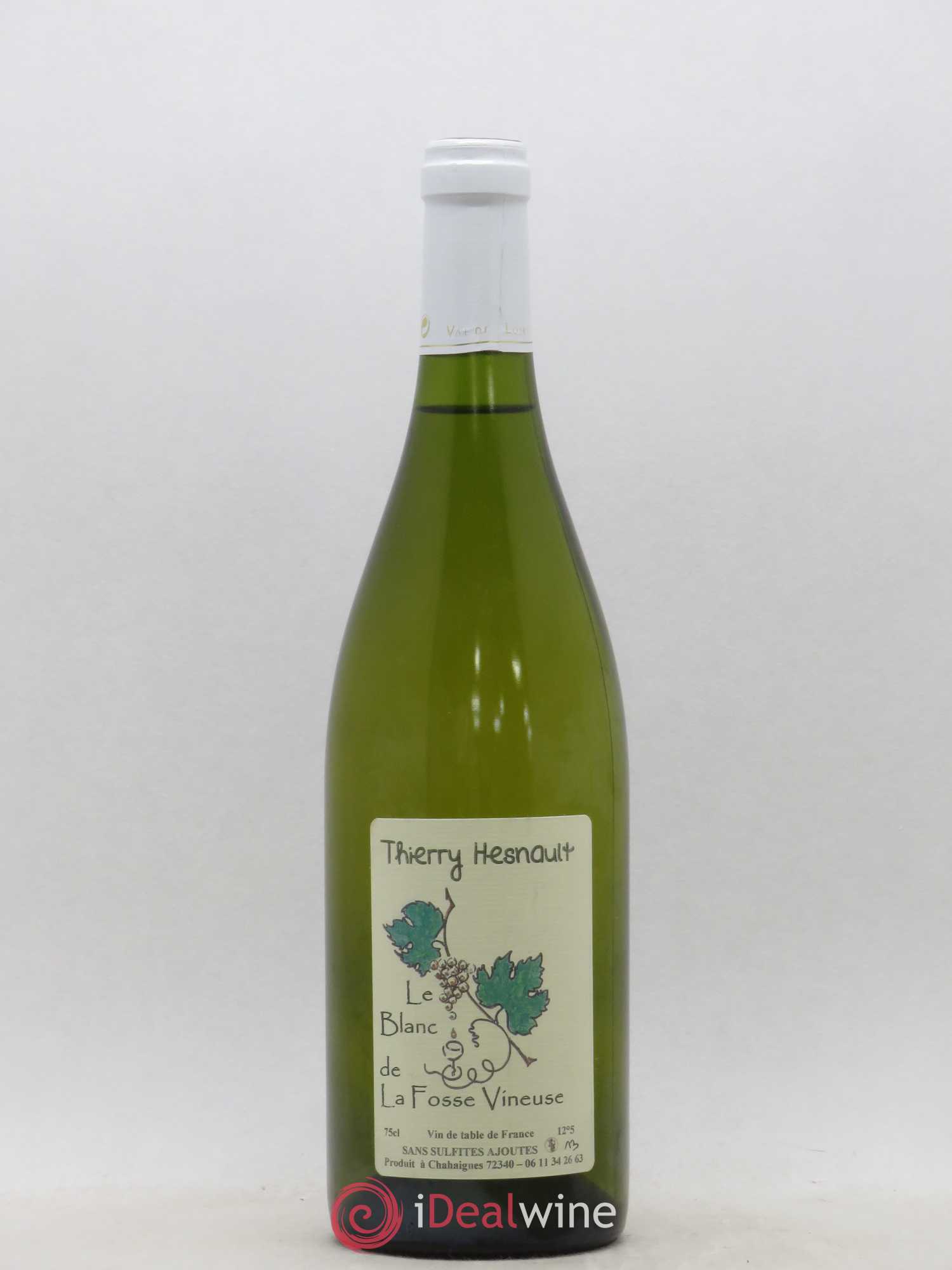 Vin de France Le Blanc de la Fosse Vineuse Thierry Hesnault (sans prix de réserve) 2013 - Posten von 1 Flasche - 0