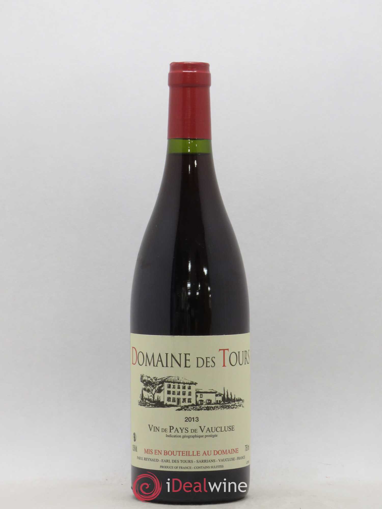Vaucluse (Vin de Pays de Vaucluse) Domaine des Tours Emmanuel Reynaud 2013 - Lot de 1 bouteille - 0