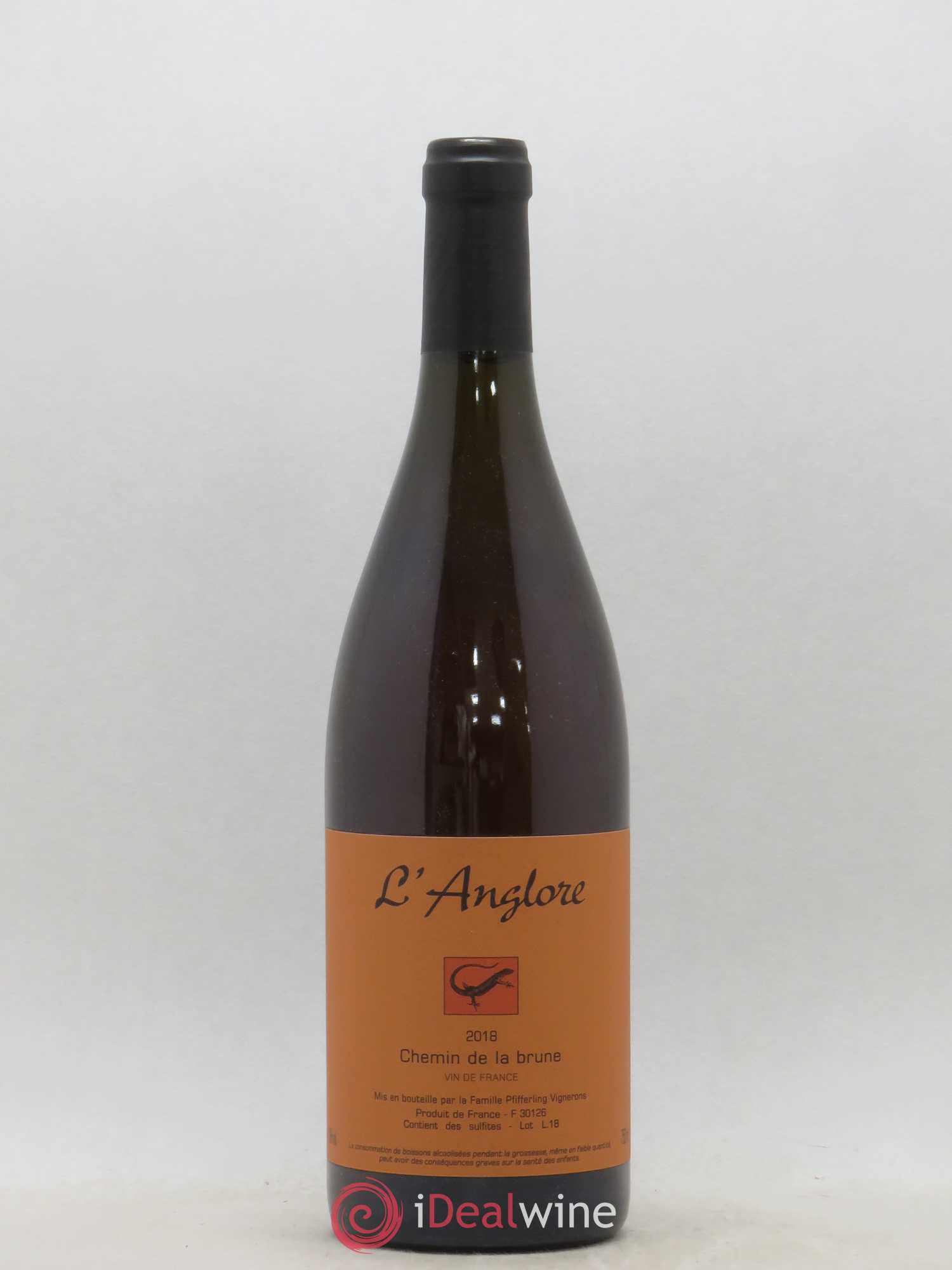 Vin de France Chemin de la brune L'Anglore 2018 - Lot de 1 bouteille - 0