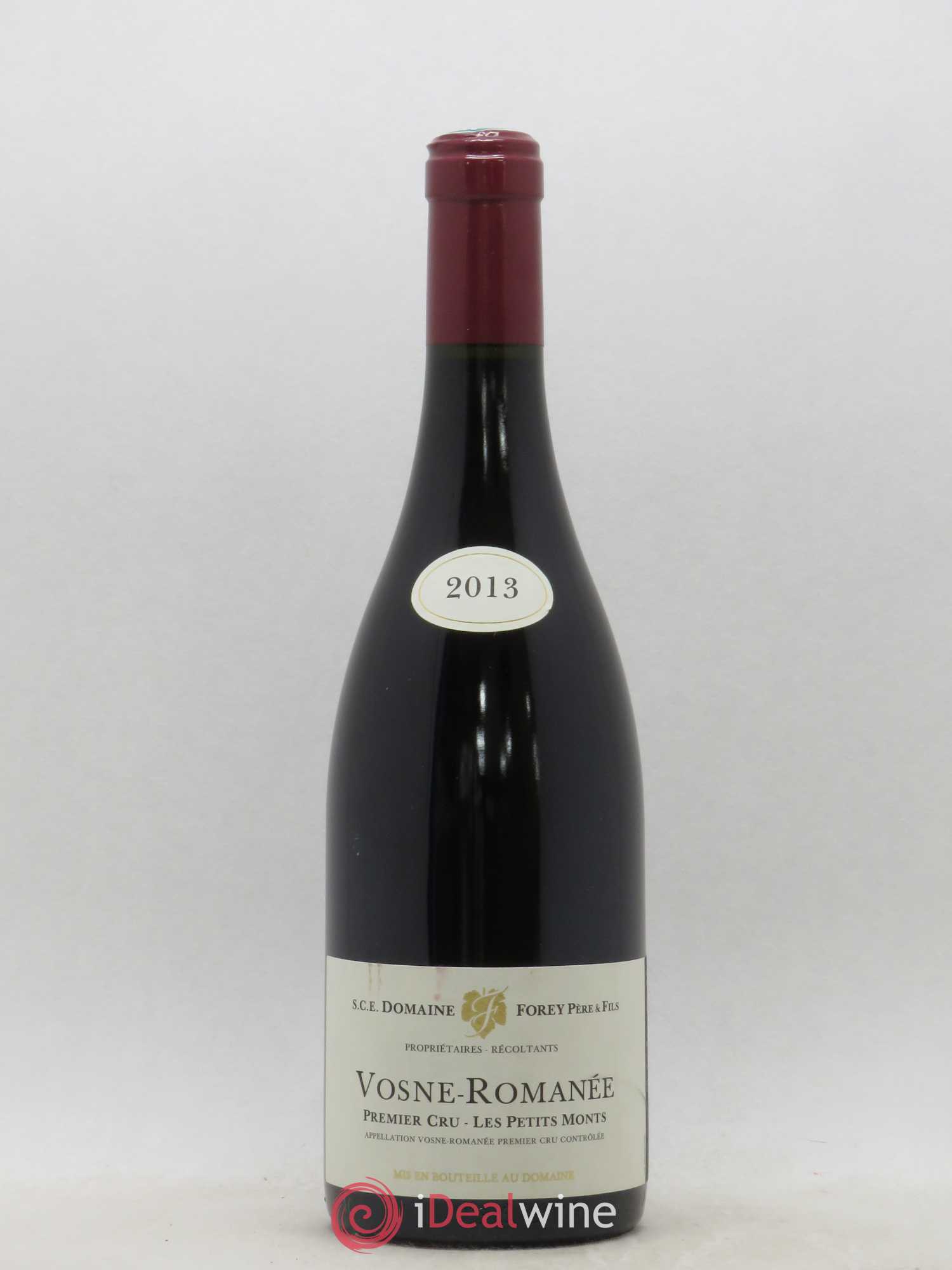Vosne-Romanée 1er Cru Les Petits Monts Forey 2013 - Posten von 1 Flasche - 0