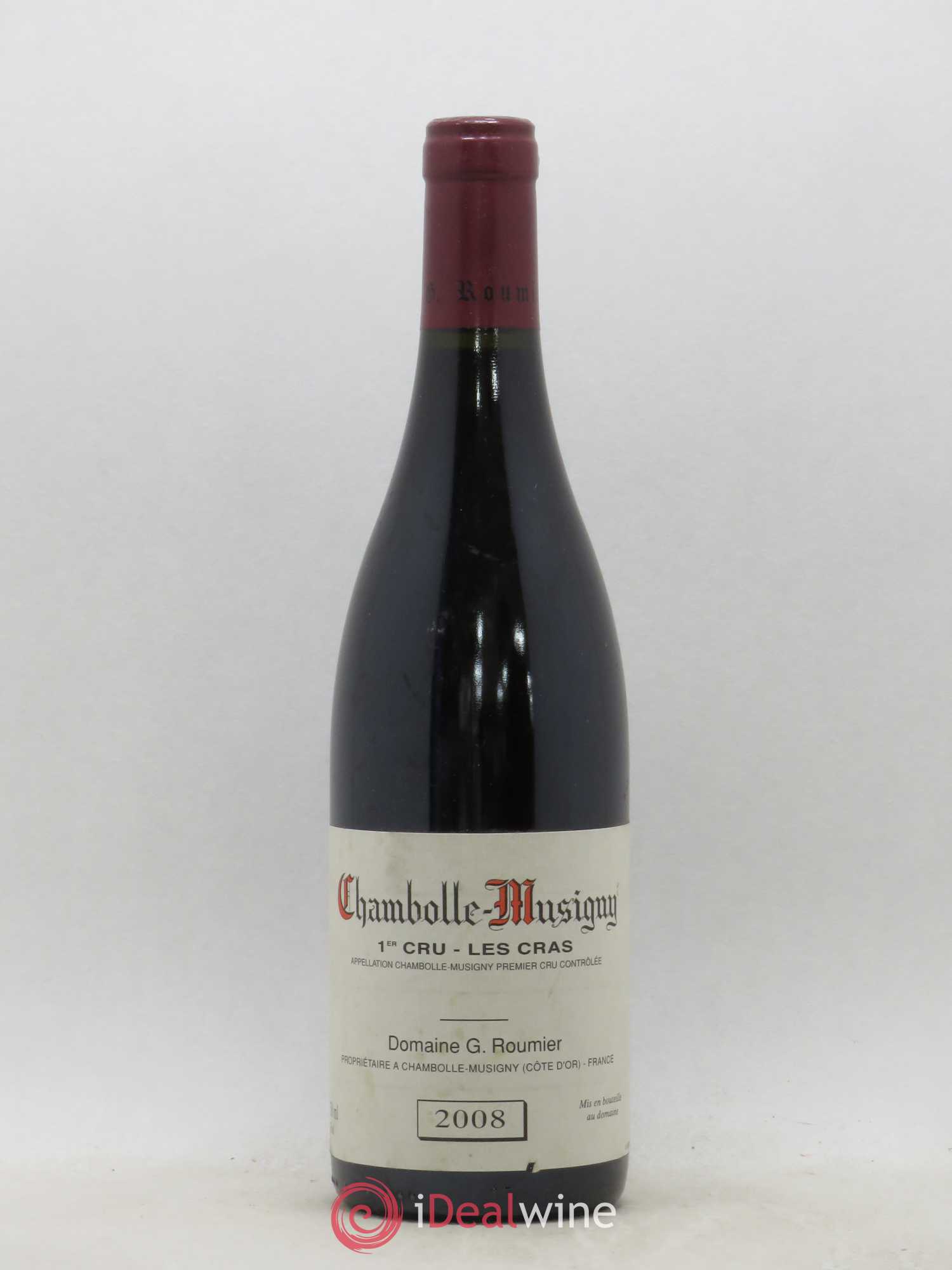 Chambolle-Musigny 1er Cru Les Cras Georges Roumier (Domaine) 2008 - Lot de 1 bouteille - 0