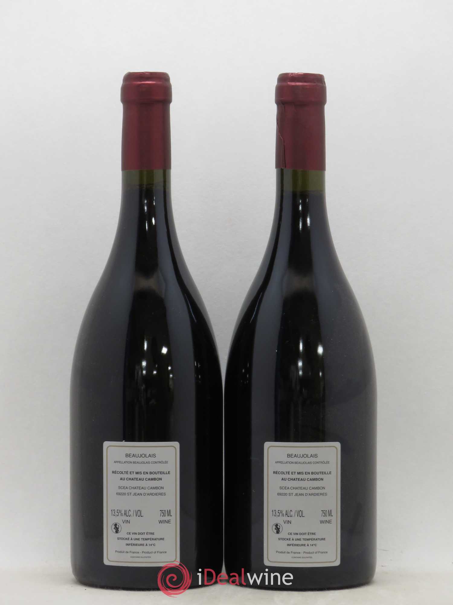 Beaujolais Château Cambon (sans prix de réserve) 2015 - Posten von 2 Flaschen - 1
