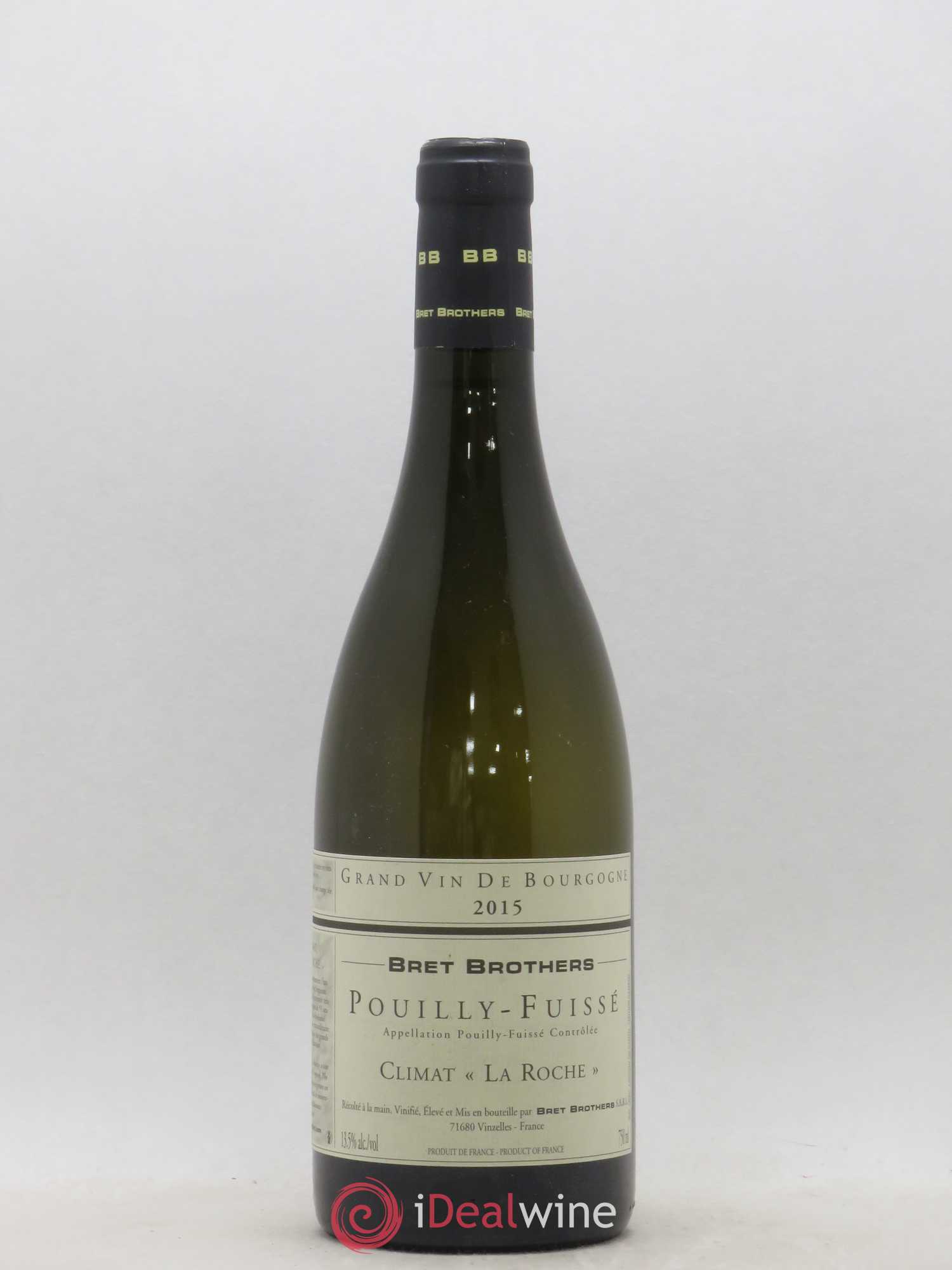 Pouilly-Fuissé La Roche Bret Brothers 2015 - Lot de 1 bouteille - 0