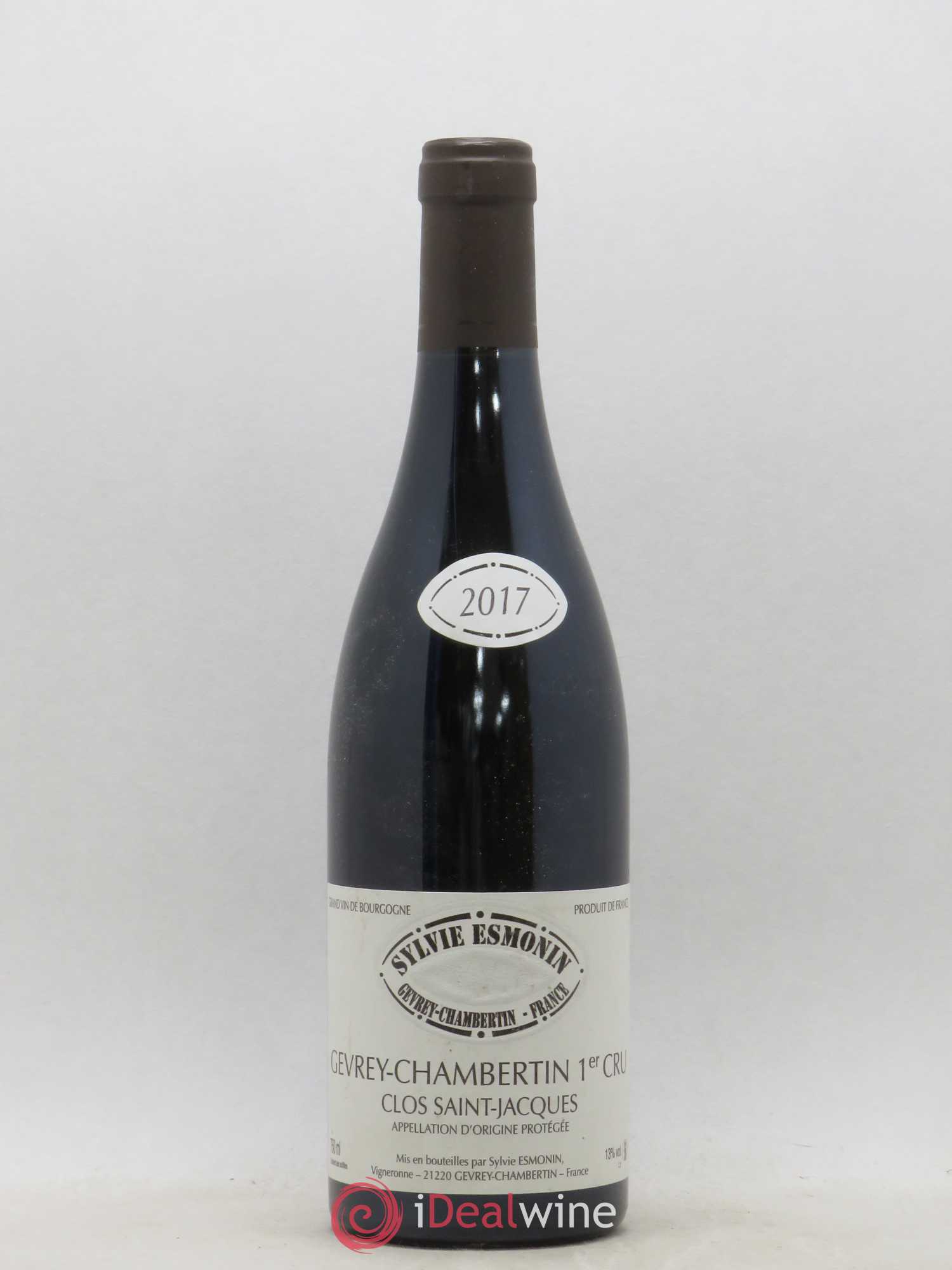 Gevrey-Chambertin 1er Cru Clos Saint Jacques Sylvie Esmonin 2017 - Lot de 1 bouteille - 0