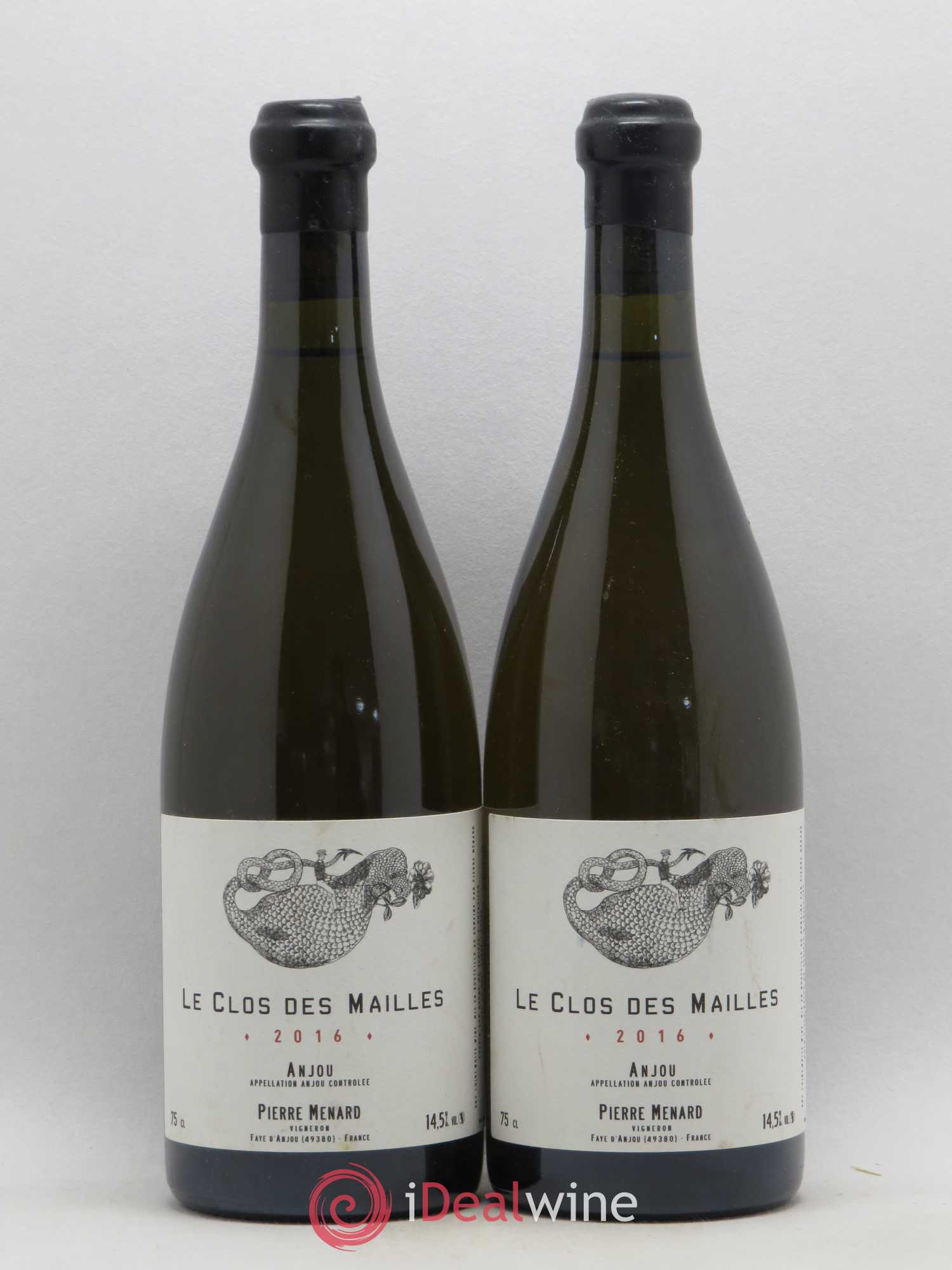 Anjou Clos De La Maille Pierre Ménard (sans prix de réserve) 2016 - Posten von 2 Flaschen - 0