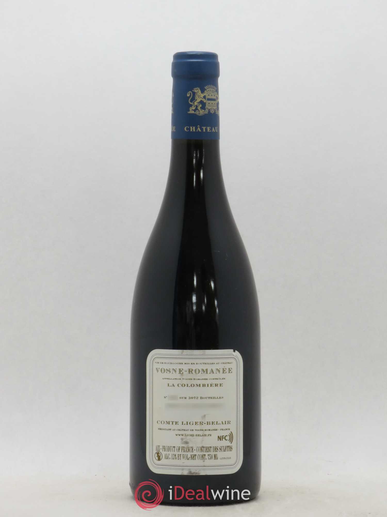 Vosne-Romanée La Colombière Comte Liger-Belair (Domaine du) 2015 - Lot de 1 bouteille - 1