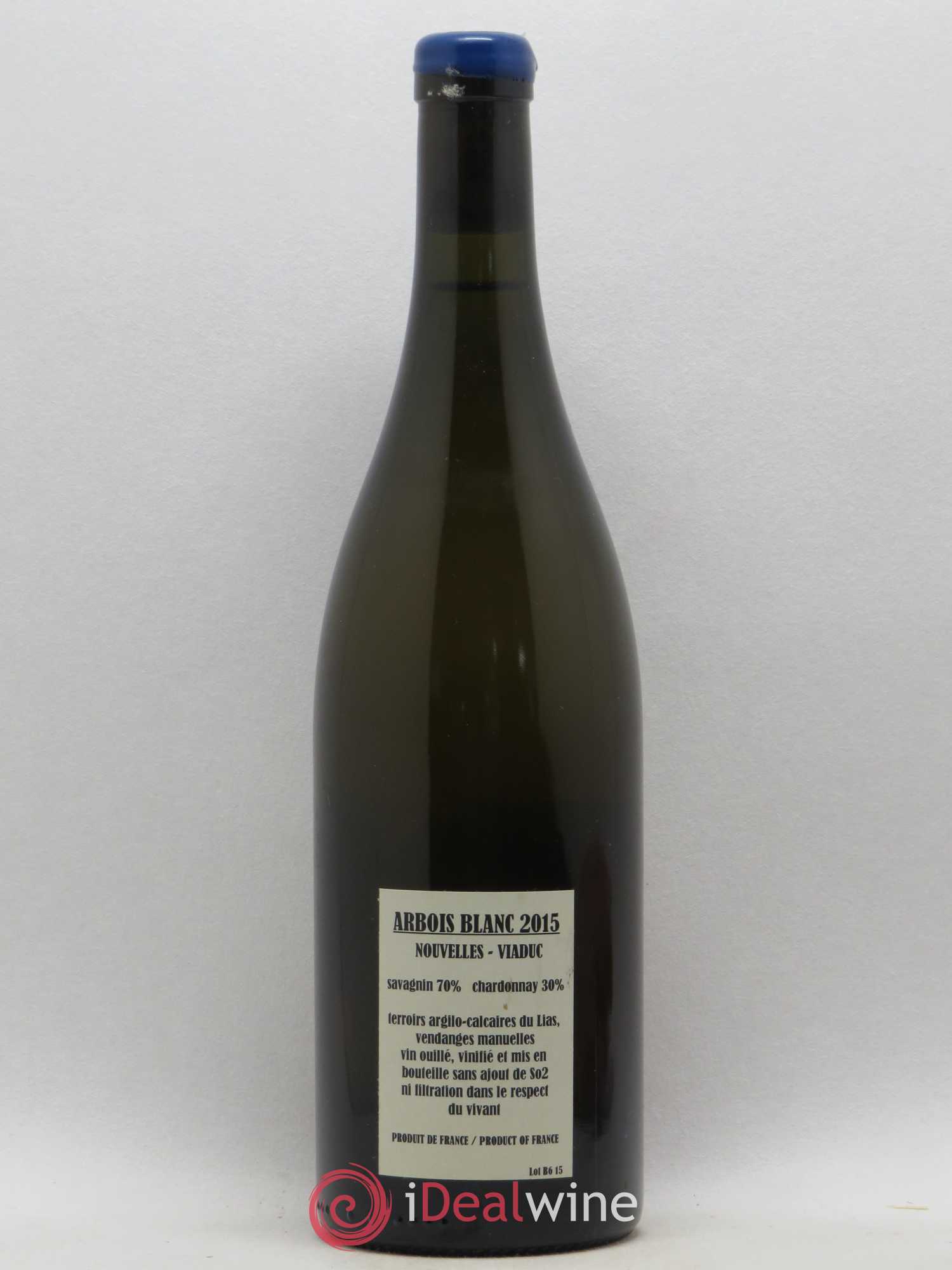 Arbois Savagnin Chardonnay Nouvelles-Viaduc Adeline Houillon & Renaud Bruyère 2015 - Lot de 1 bouteille - 1