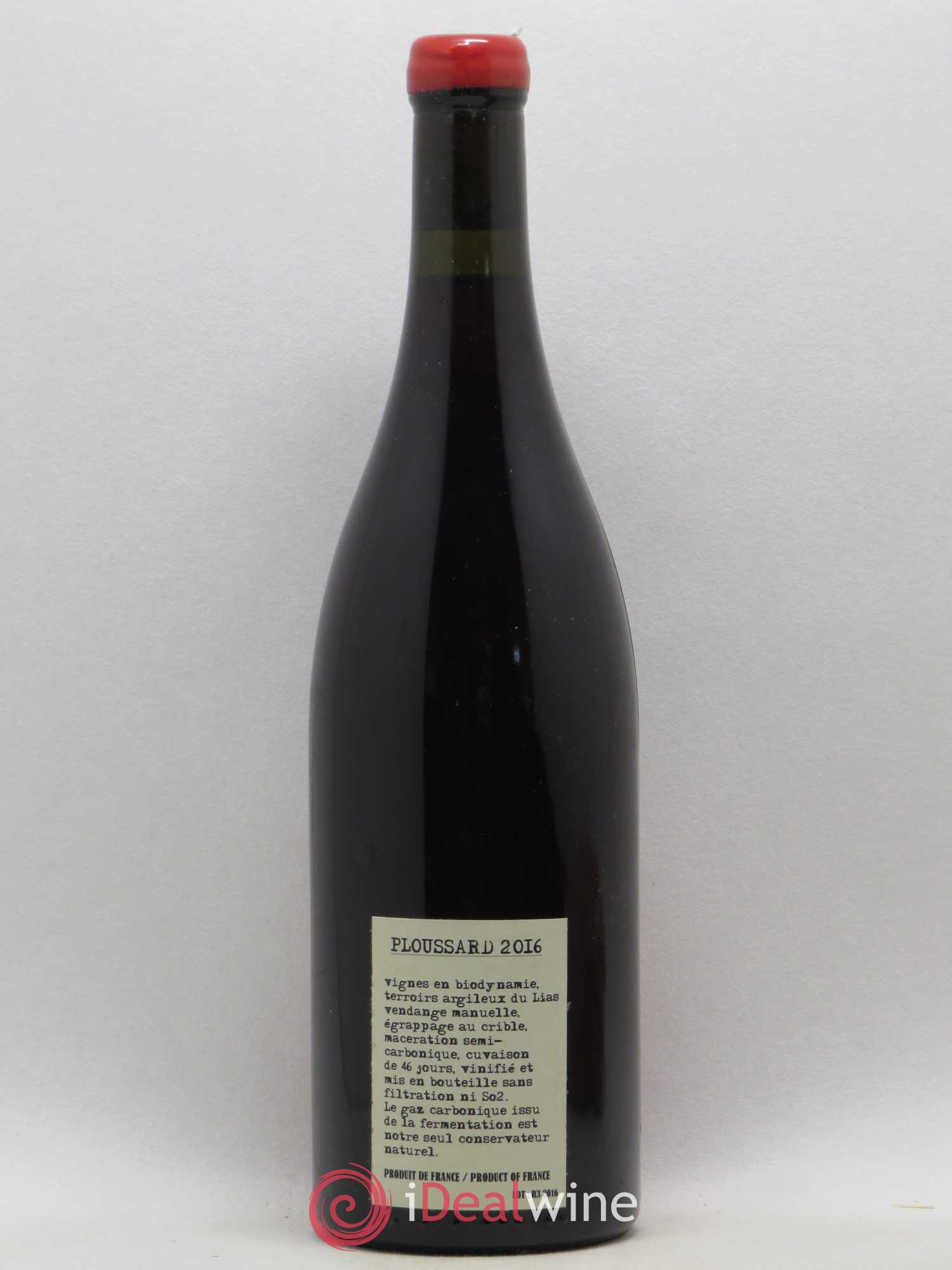 Arbois Ploussard Adeline Houillon & Renaud Bruyère 2016 - Lot de 1 bouteille - 1