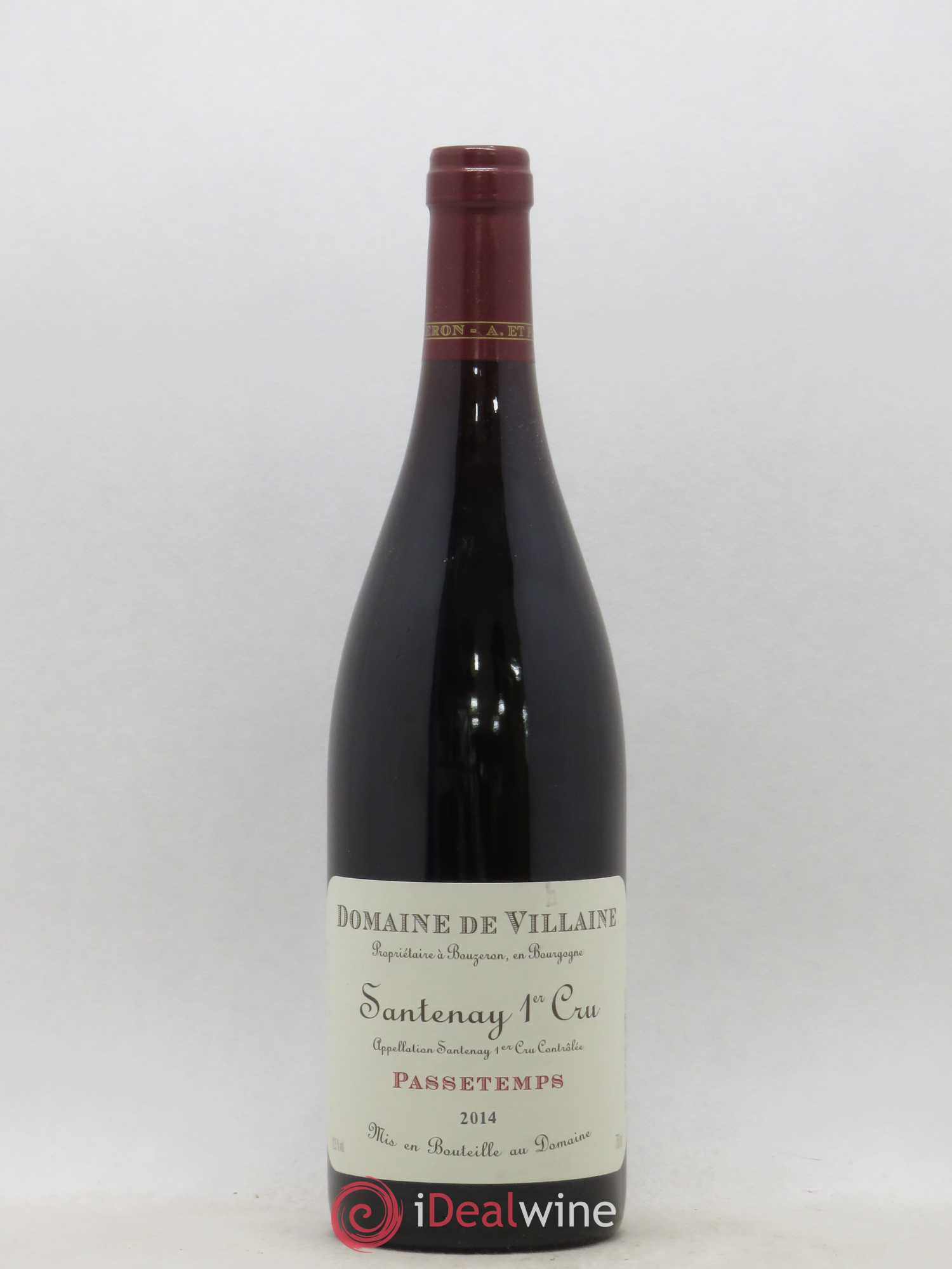 Santenay 1er Cru Passetemps Domaine de Villaine 2014 - Lot de 1 bouteille - 0