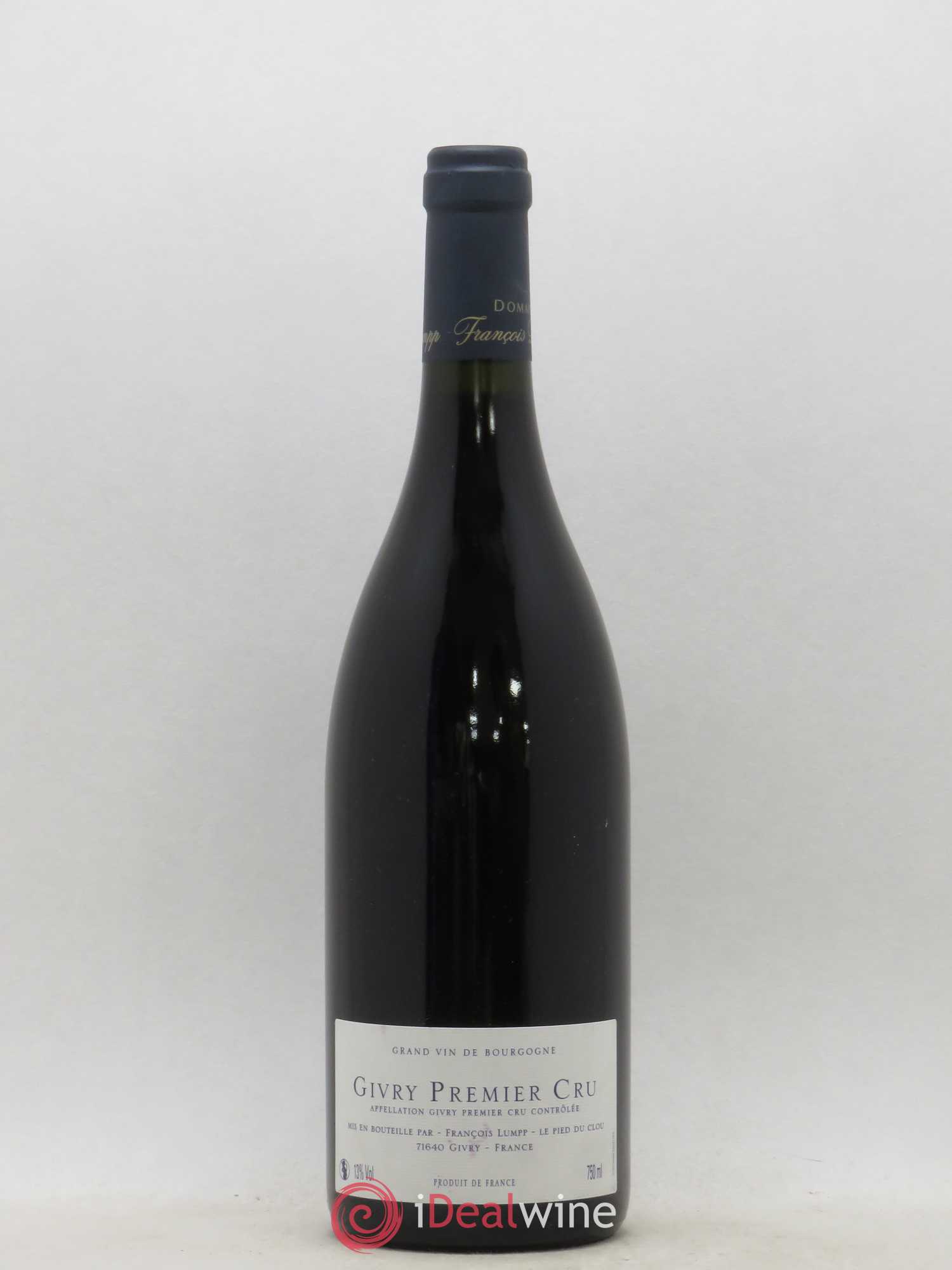 Givry 1er Cru A Vigne Rouge François Lumpp (Domaine) 2017 - Lot de 1 bouteille - 1