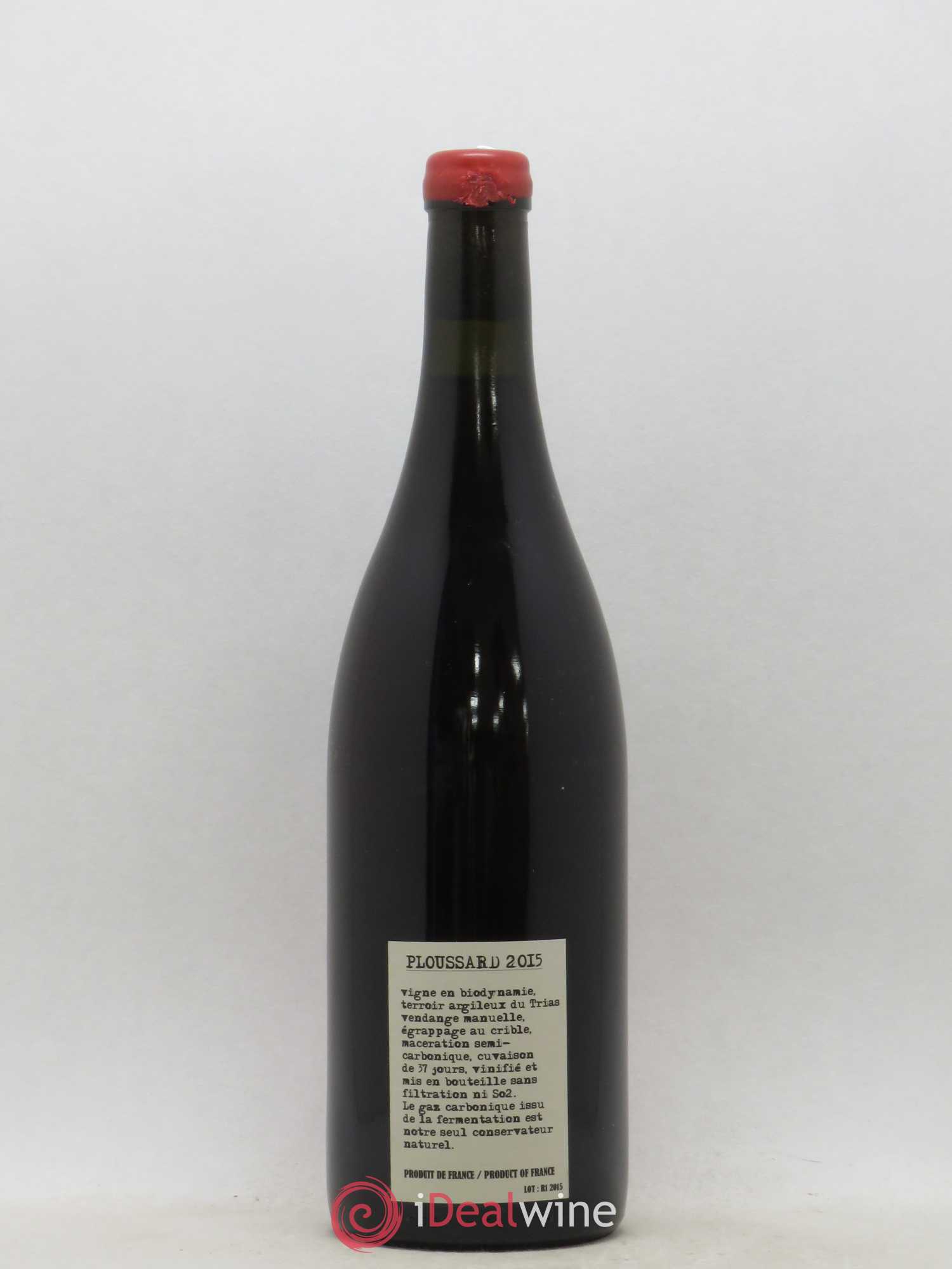 Arbois Ploussard Adeline Houillon & Renaud Bruyère 2015 - Lot de 1 bouteille - 1