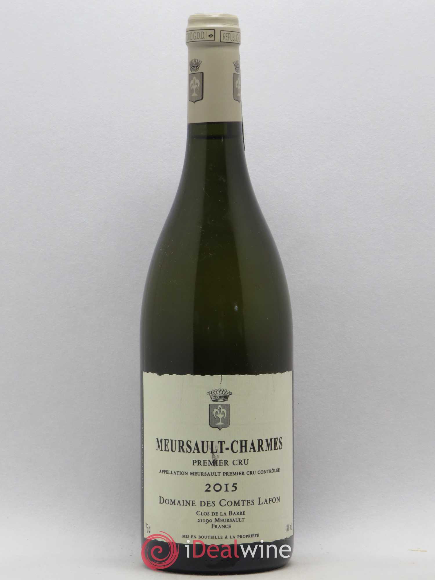 Meursault 1er Cru Charmes Comtes Lafon (Domaine des) 2015 - Lot de 1 bouteille - 0