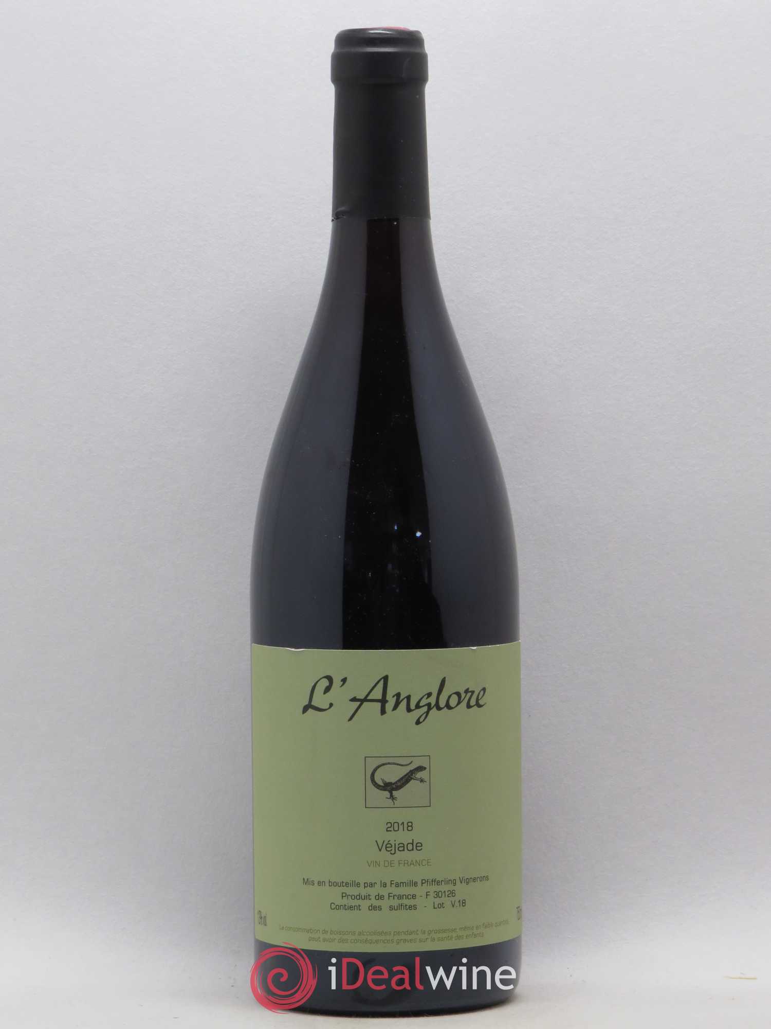 Vin de France Véjade L'Anglore 2018 - Lot de 1 bouteille - 0