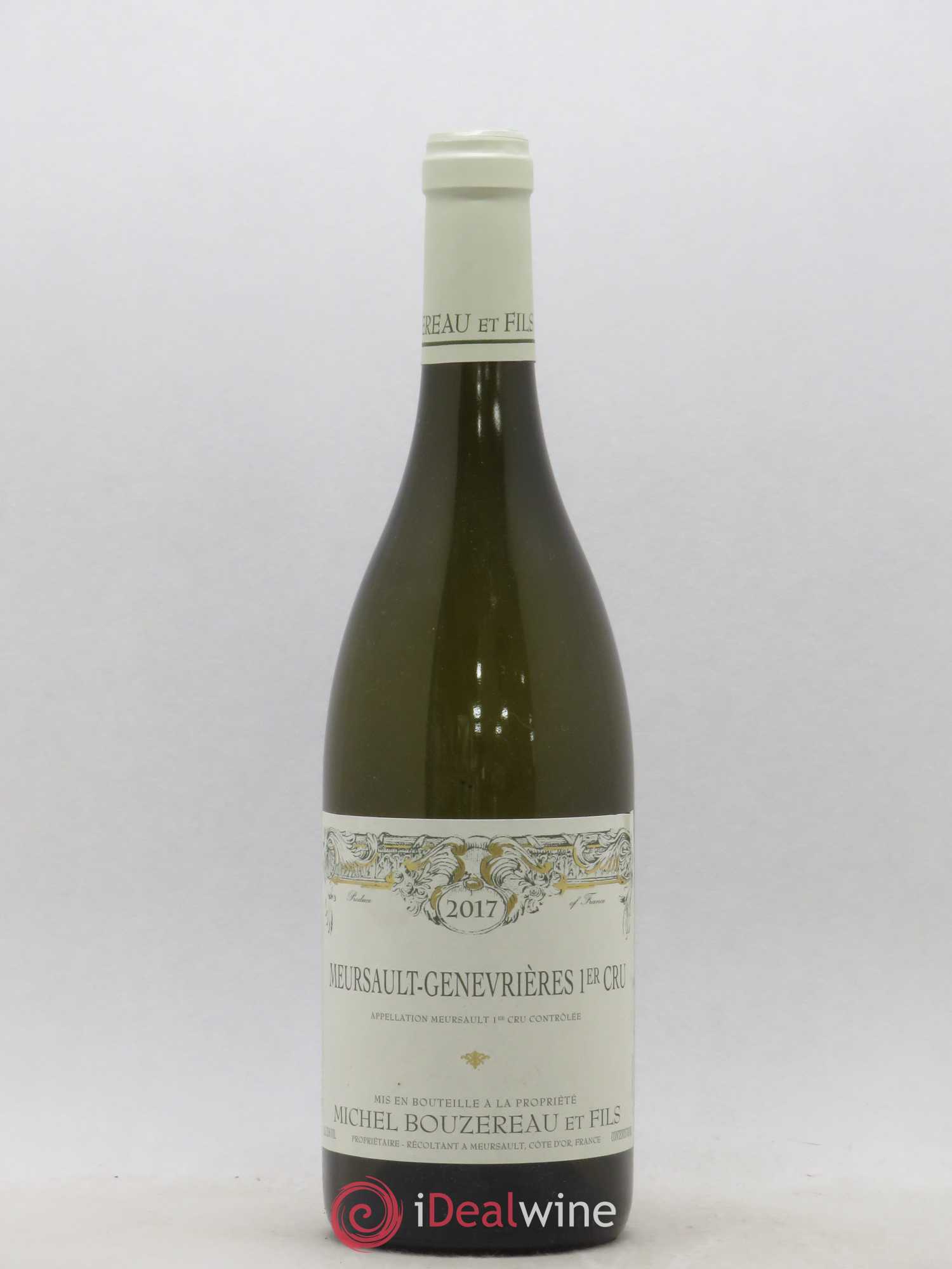 Meursault 1er Cru Les Genevrières Michel Bouzereau et Fils (Domaine) 2017 - Lot de 1 bouteille - 0