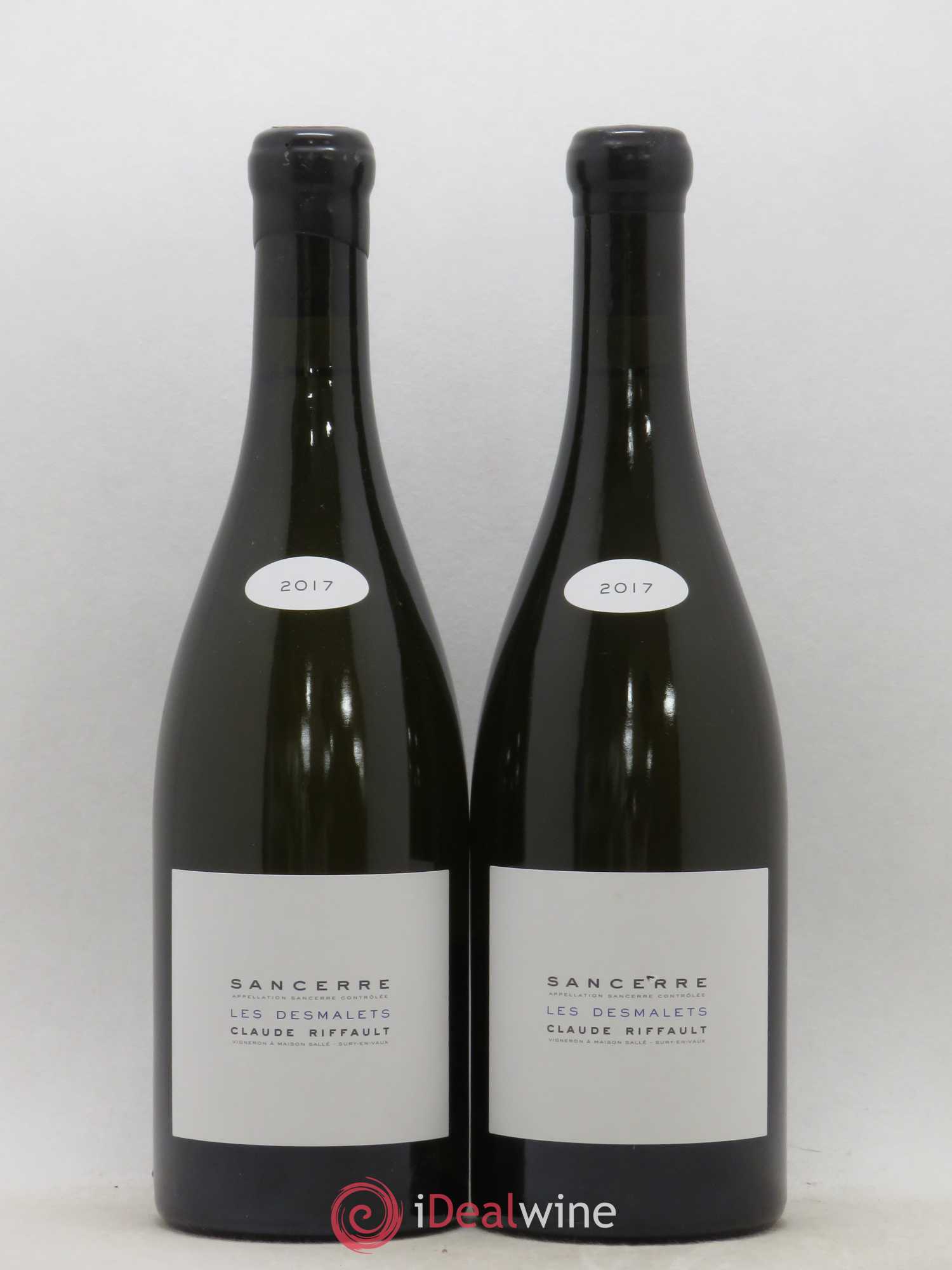 Sancerre Desmalets Claude Riffault (sans prix de réserve) 2017 - Posten von 2 Flaschen - 0
