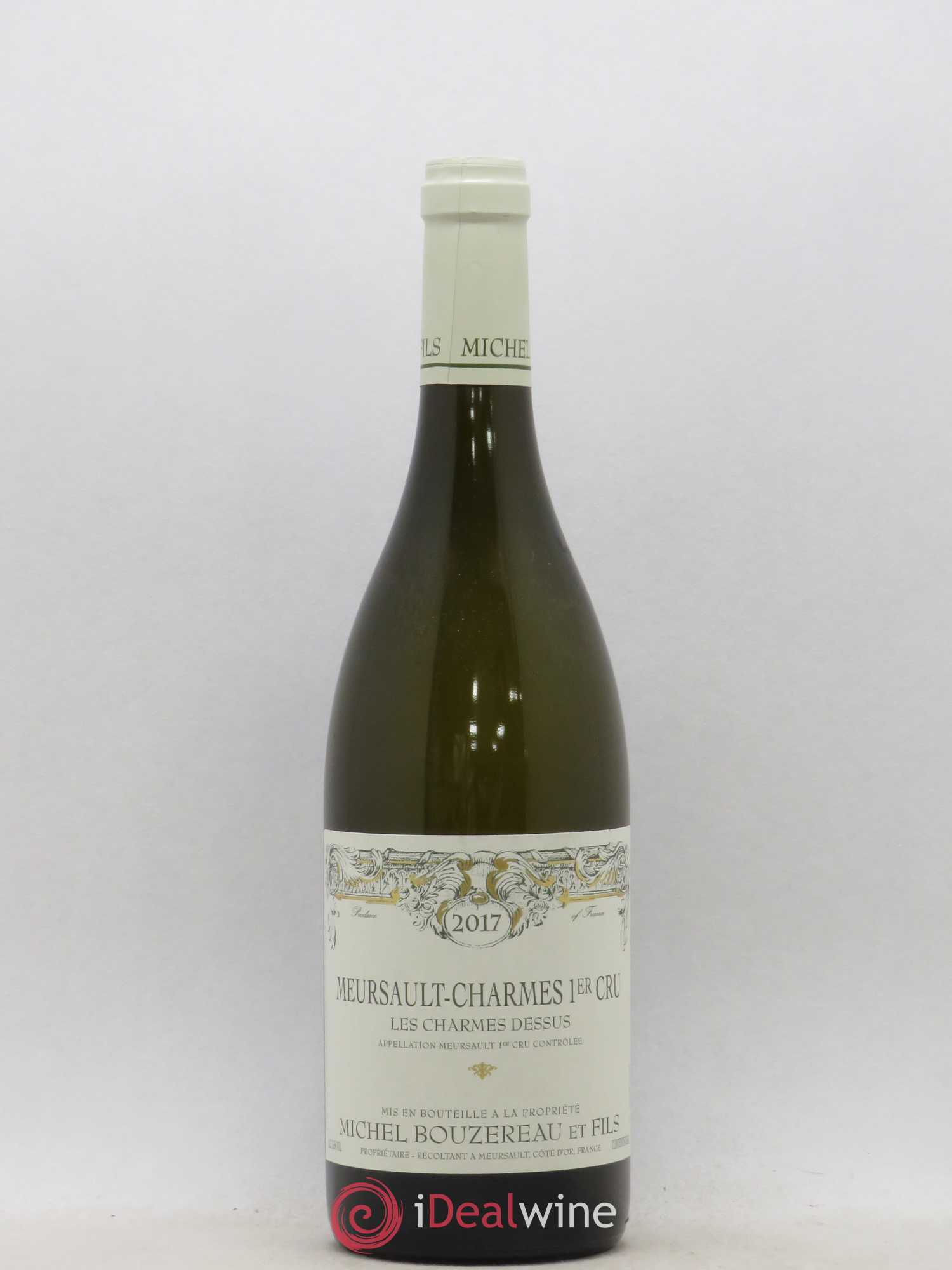 Meursault 1er Cru Charmes Les Charmes Dessus Michel Bouzereau et Fils (Domaine) 2017 - Lot de 1 bouteille - 0