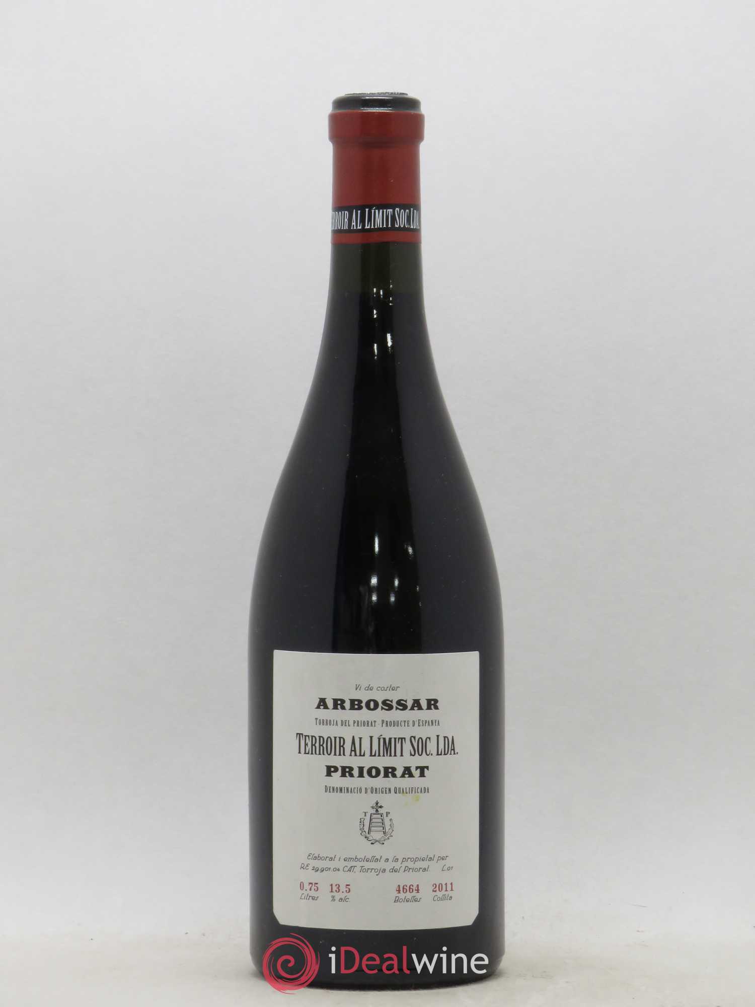 Priorat Terroir Al Limit Arbossar Dominik Hubert (sans prix de réserve) 2011 - Lot de 1 bouteille - 0