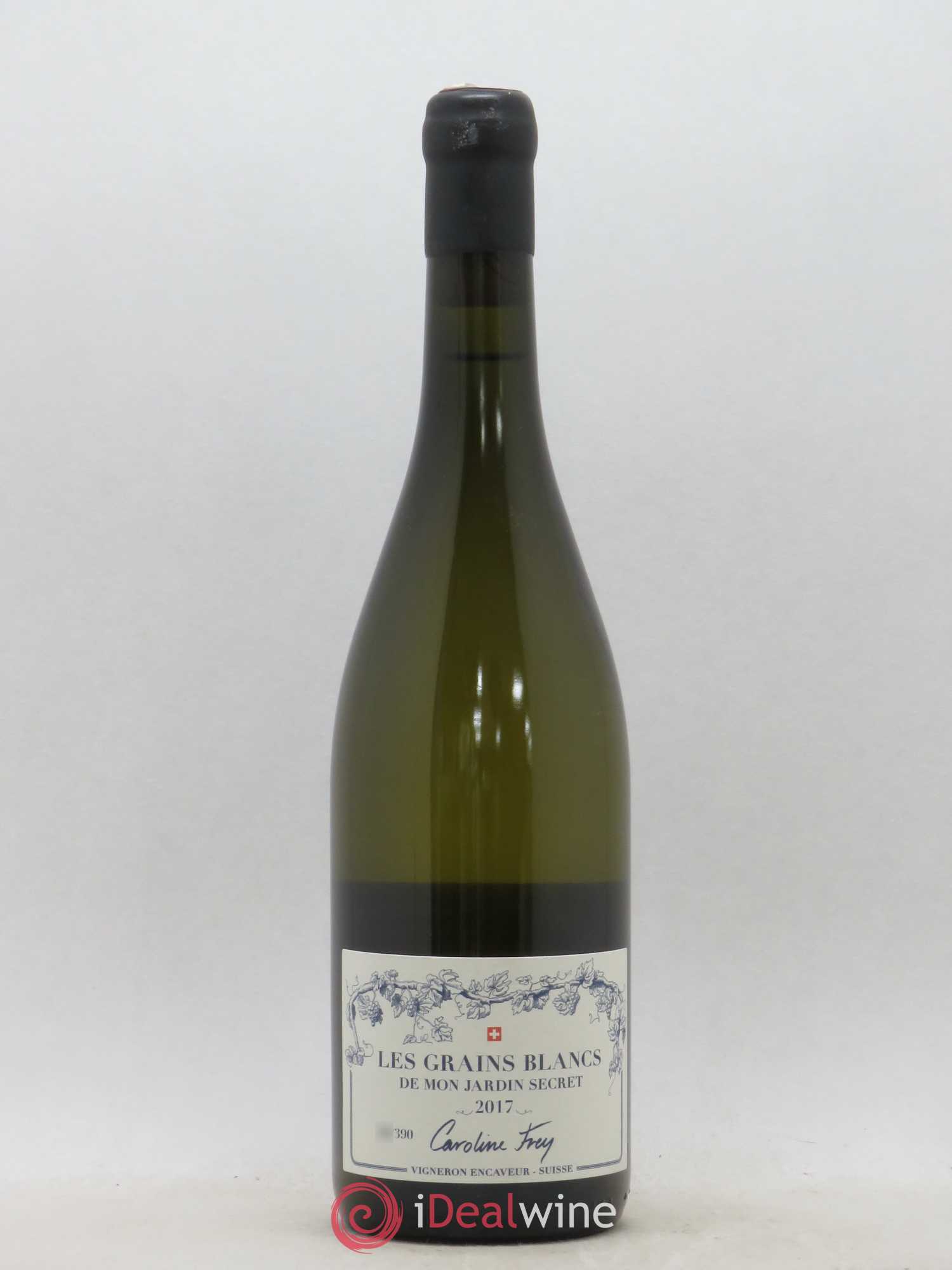Vins Etrangers Suisse Les Grains blancs de mon Jardin Secret Caroline Frey 2017 - Posten von 1 Flasche - 0