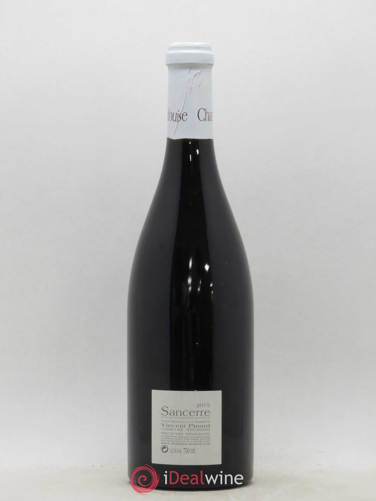 Sancerre Charlouise Vincent Pinard (sans prix de réserve) 2015 - Lot de 1 bouteille - 1