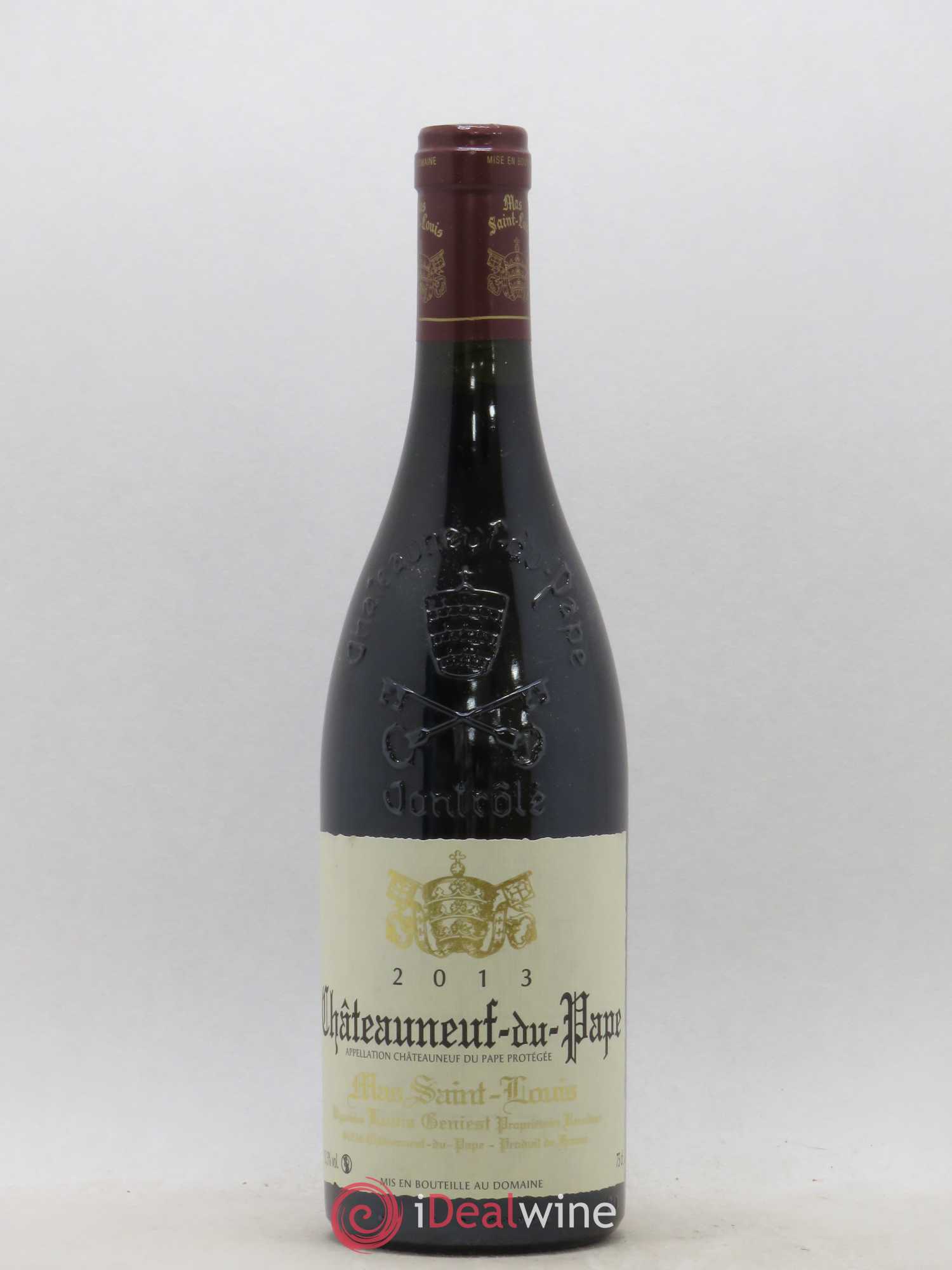 Châteauneuf-du-Pape Mas St Louis 2013 - Lot de 1 bouteille - 0