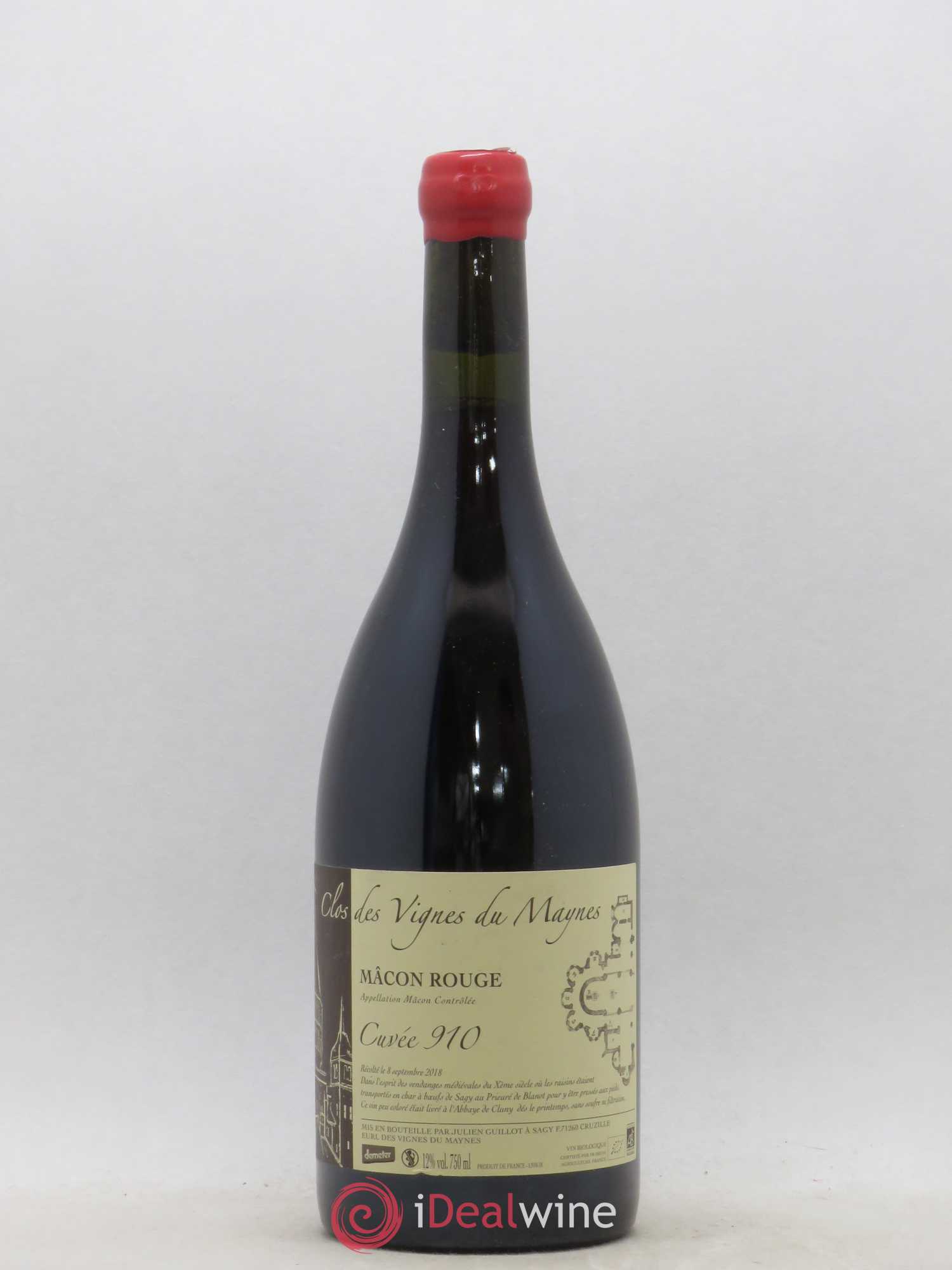 Mâcon Cuvée 910 Les Vignes du Maynes 2018 - Lot de 1 bouteille - 0