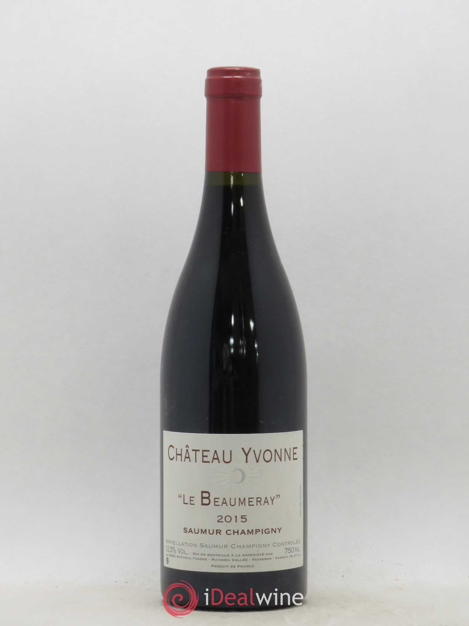 Saumur-Champigny Château Yvonne Beaumeray 2015 - Lot de 1 bouteille - 0