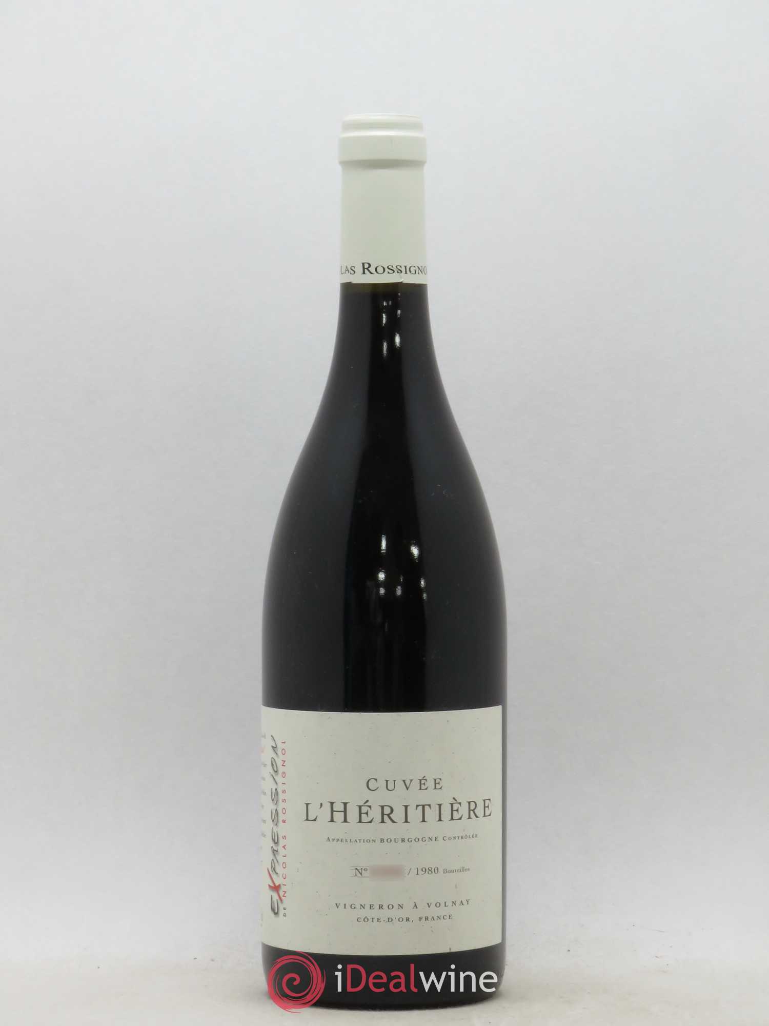 Bourgogne Nicolas Rossignol L'héritière 2015 - Lot de 1 bouteille - 0