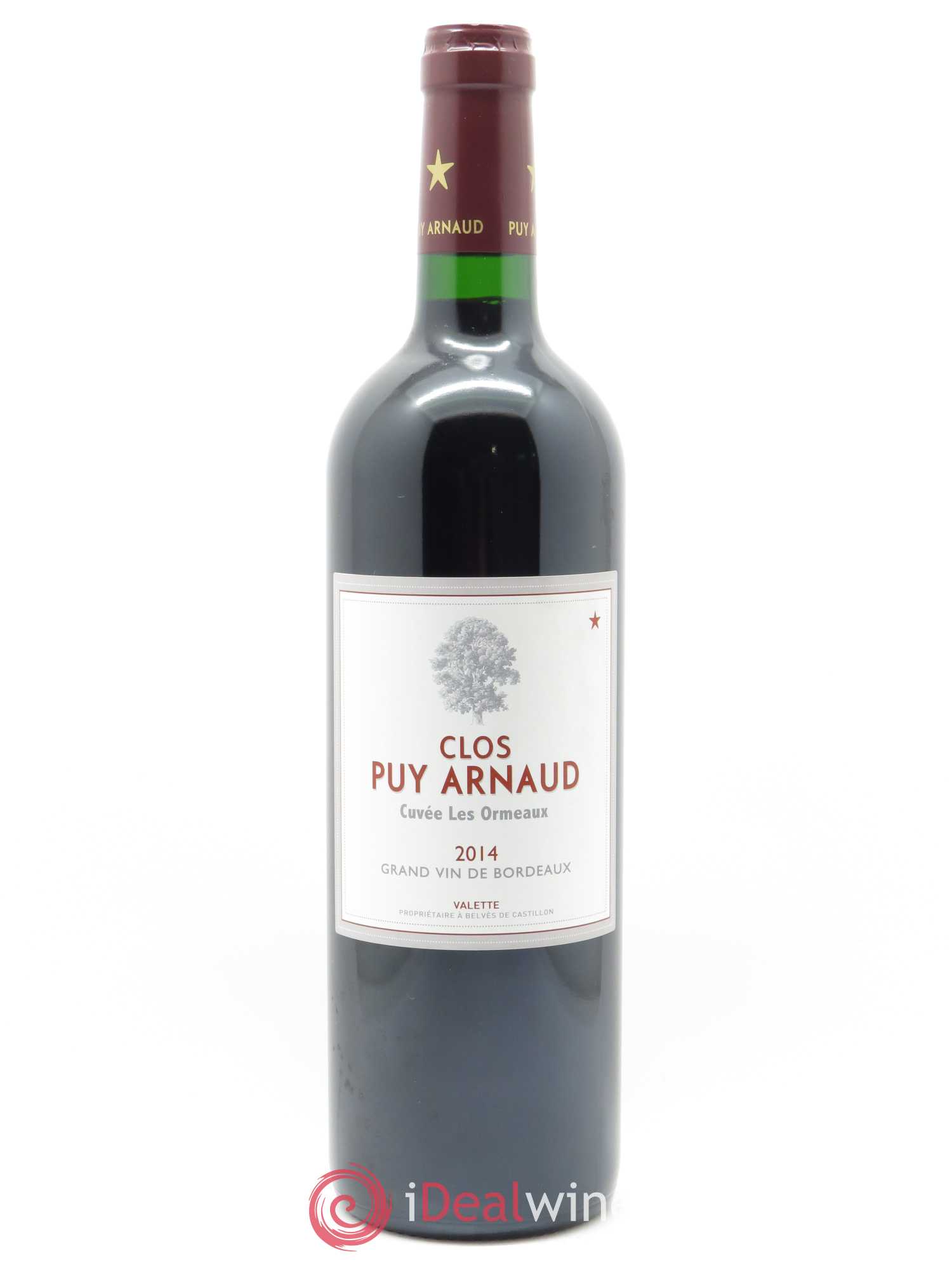 Clos Puy Arnaud - Cuvée Les Ormeaux 2014 - Lot de 1 bouteille - 0