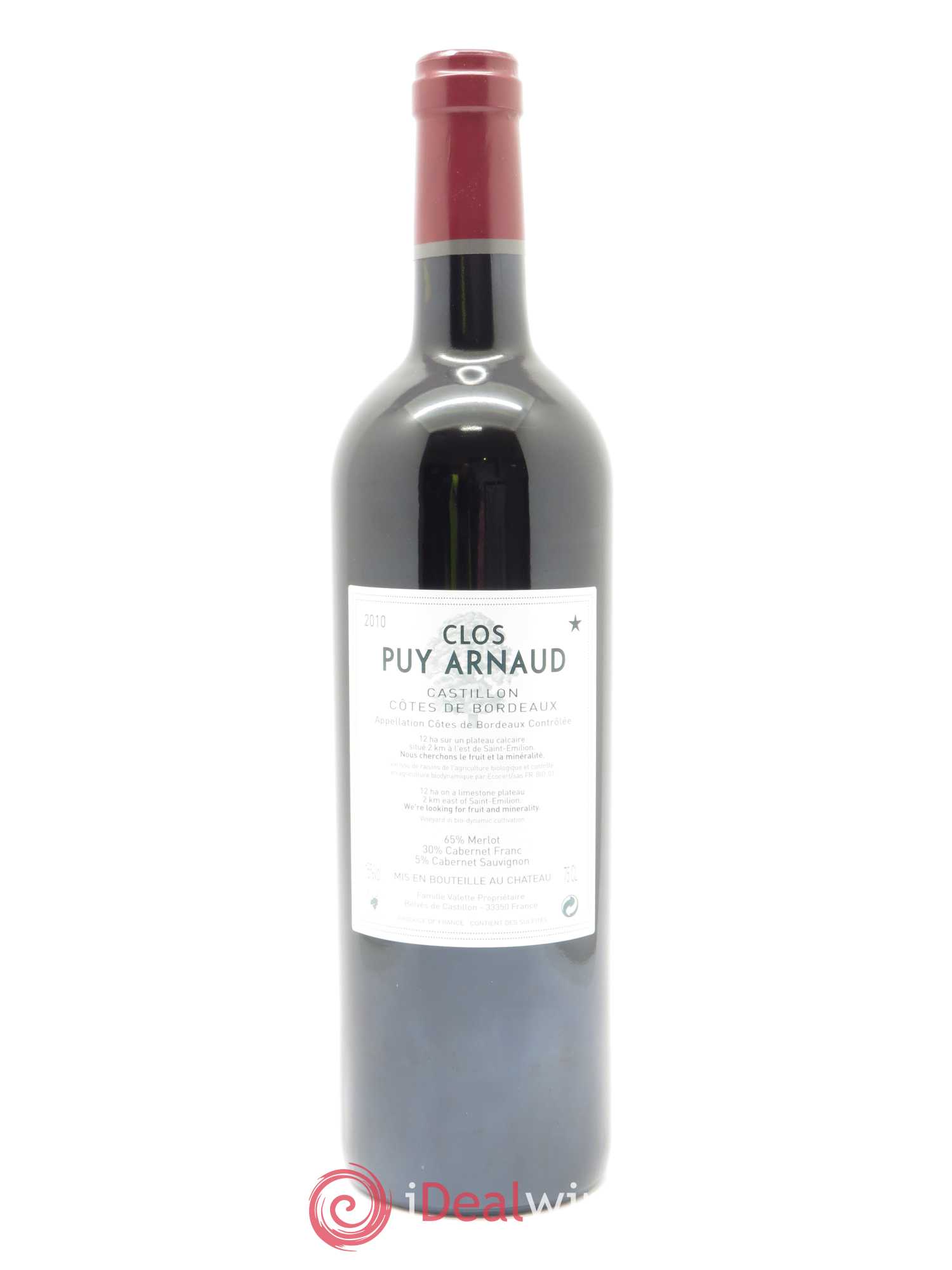 Clos Puy Arnaud 2010 - Lot de 1 bouteille - 1