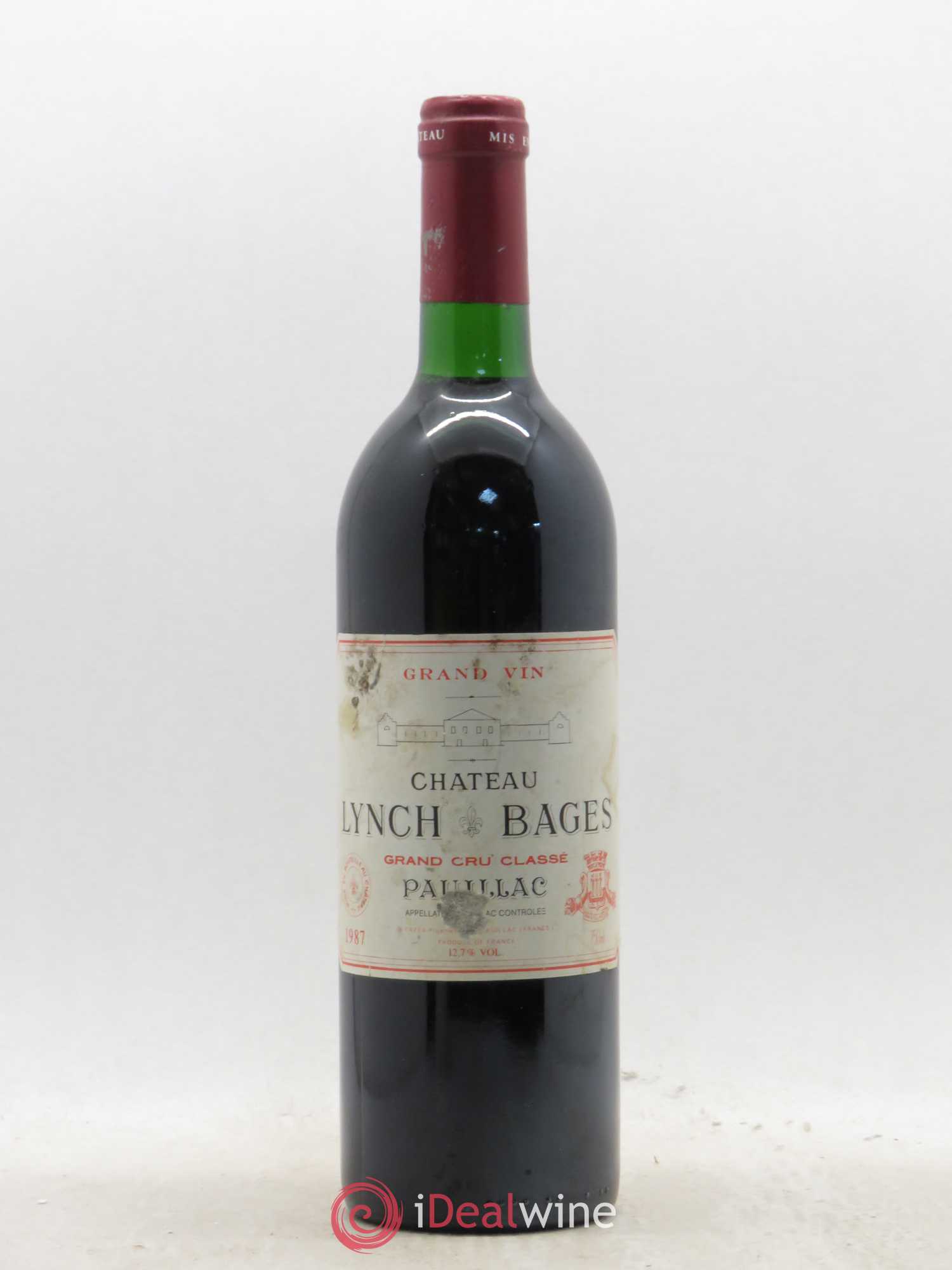 Château Lynch Bages 5ème Grand Cru Classé 1987 - Lot de 1 bouteille - 0