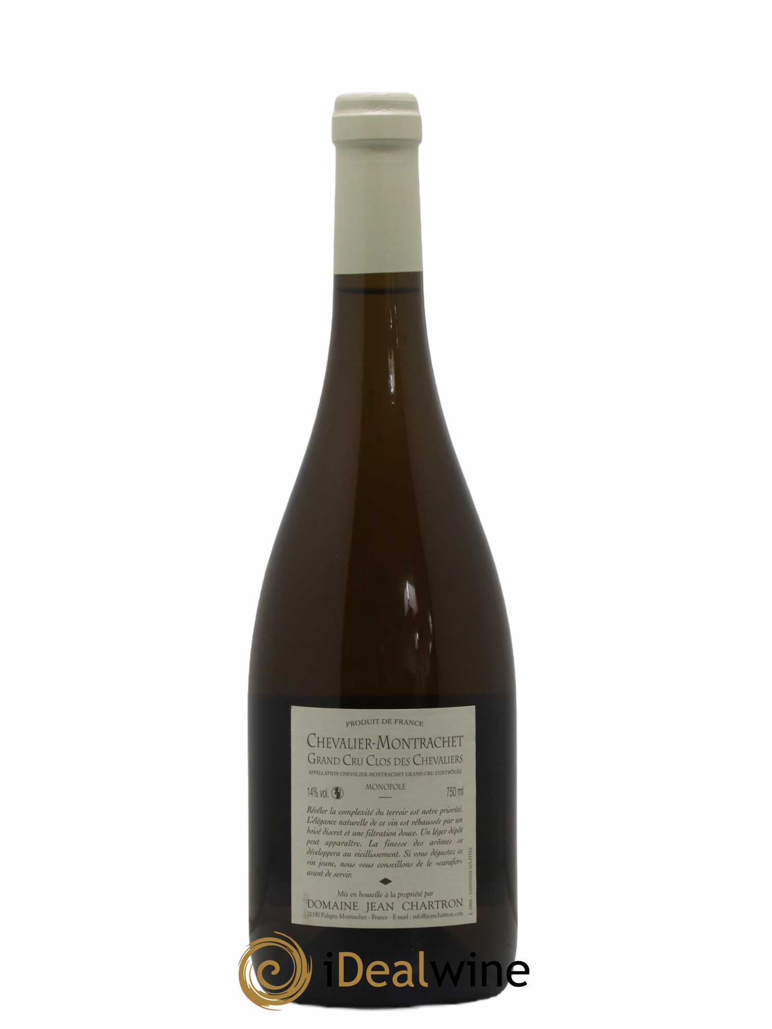 Chevalier-Montrachet Grand Cru Clos des Chevaliers Jean Chartron (Domaine) 2008 - Lot de 1 bouteille - 1