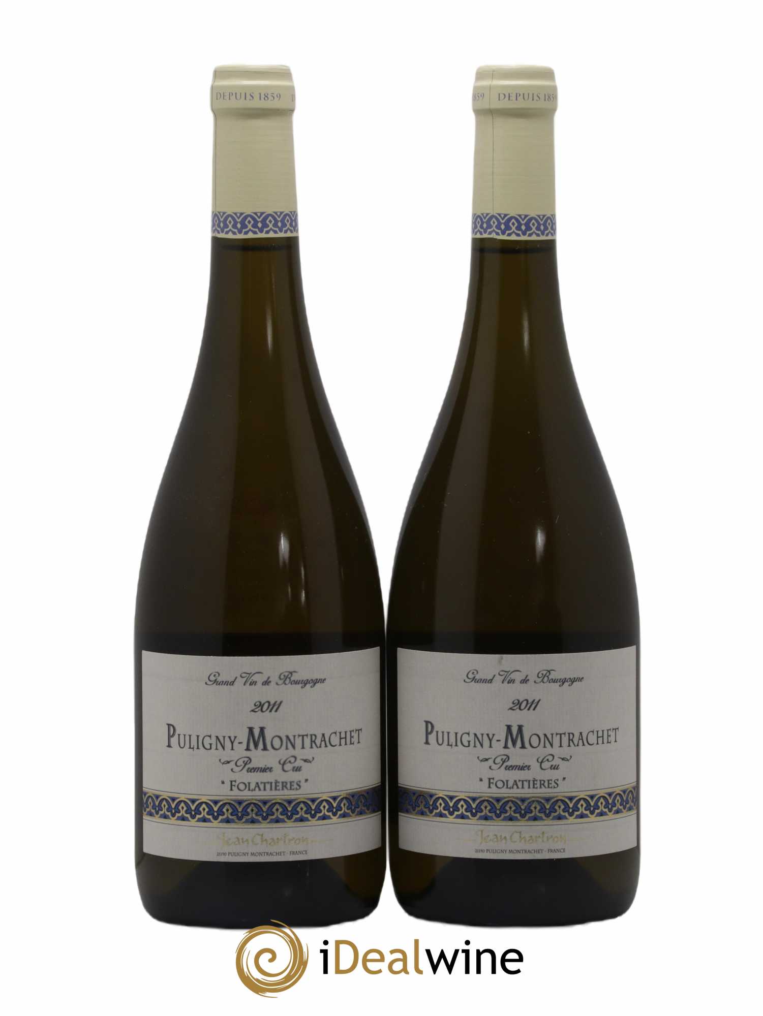 Puligny-Montrachet 1er Cru Folatières Jean Chartron (Domaine) 2011 - Lot de 2 bouteilles - 0