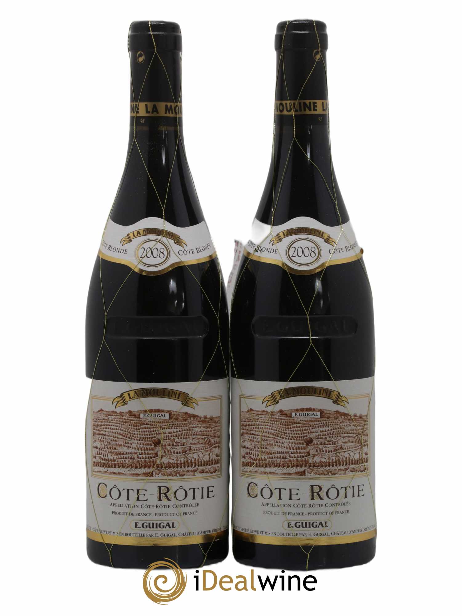 Côte-Rôtie La Mouline Guigal 2008 - Lot de 2 bouteilles - 0