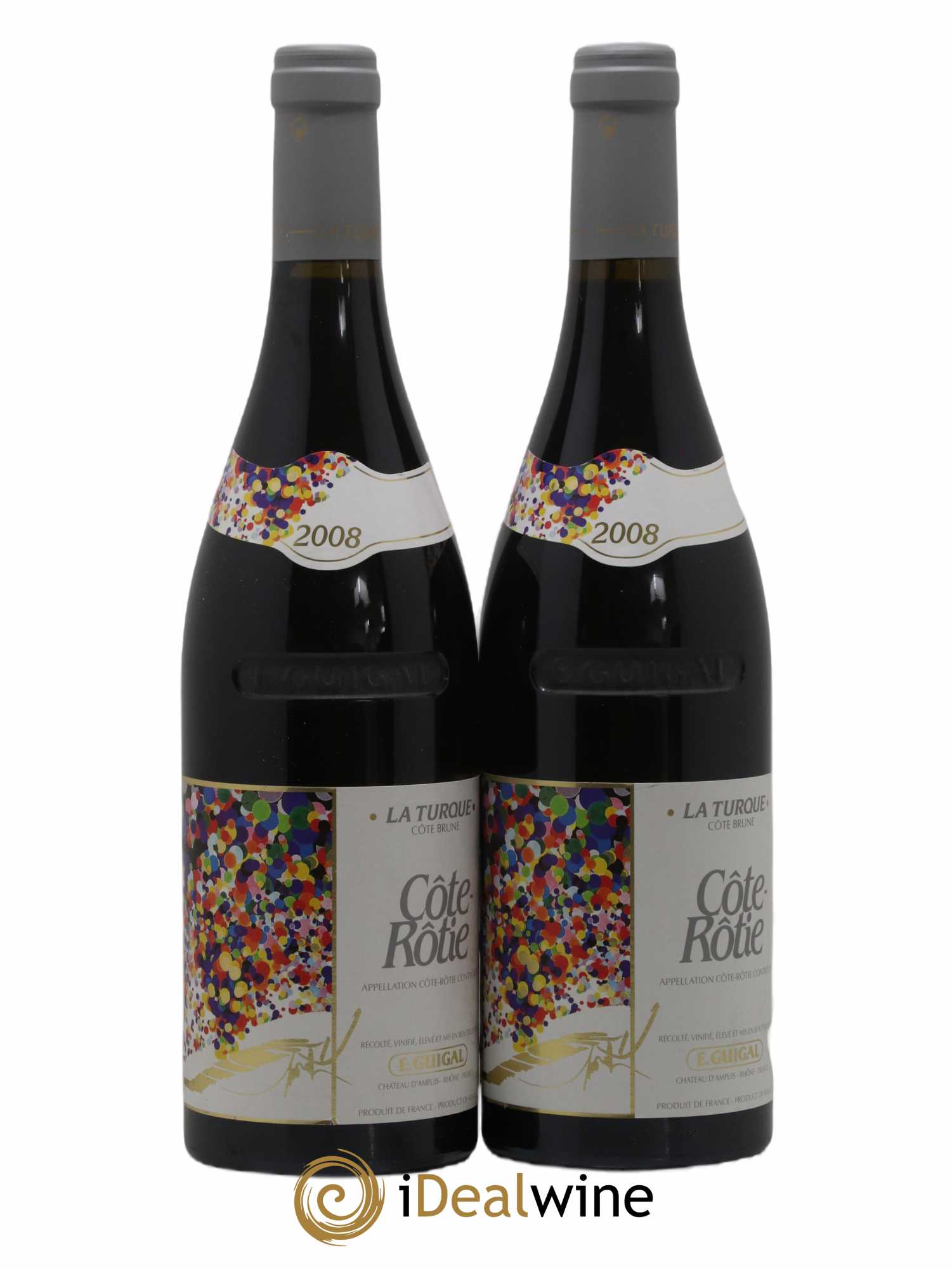 Côte-Rôtie La Turque Guigal 2008 - Lot de 2 bouteilles - 0