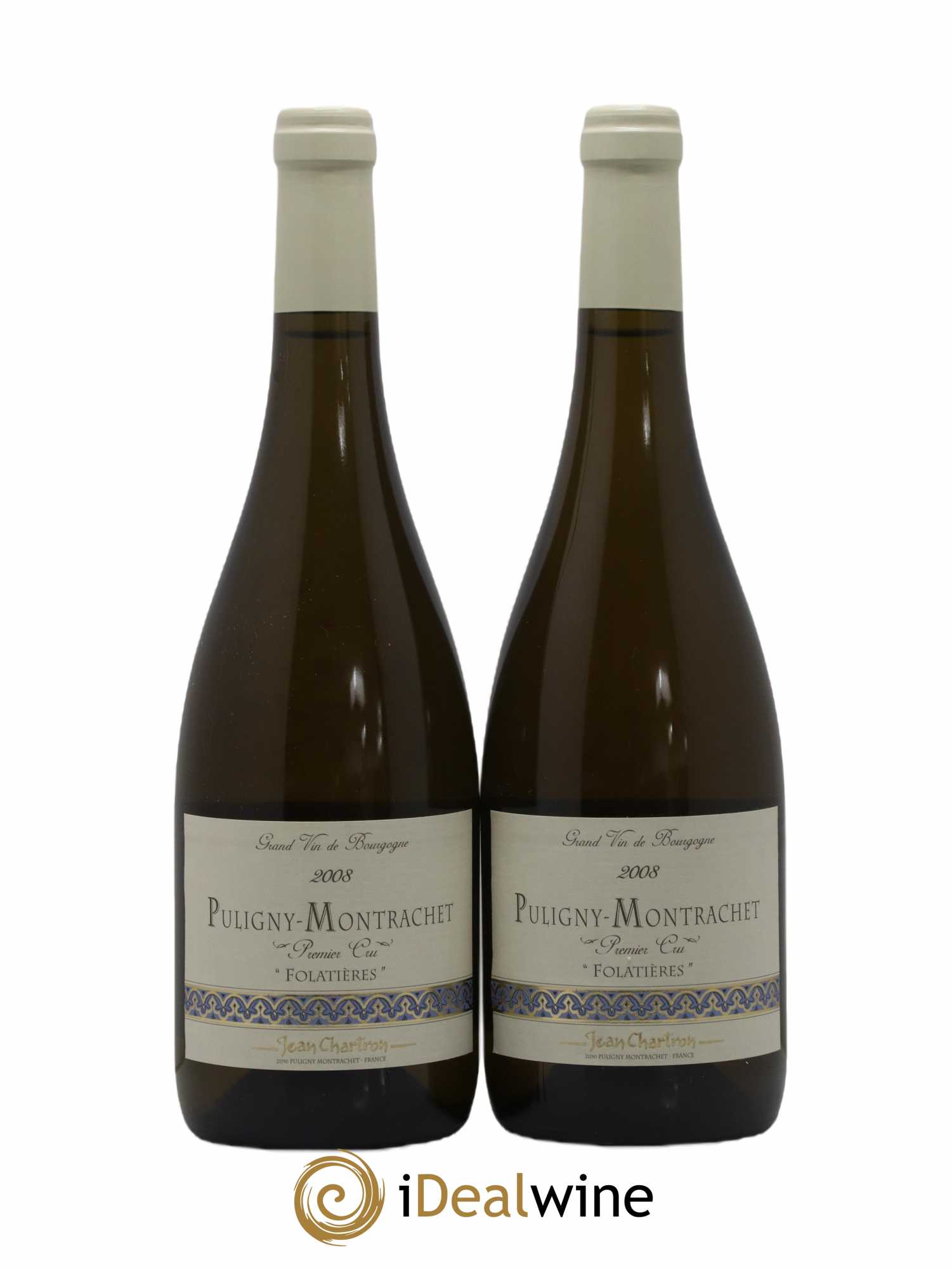 Puligny-Montrachet 1er Cru Folatières Jean Chartron (Domaine) 2008 - Lot de 2 bouteilles - 0
