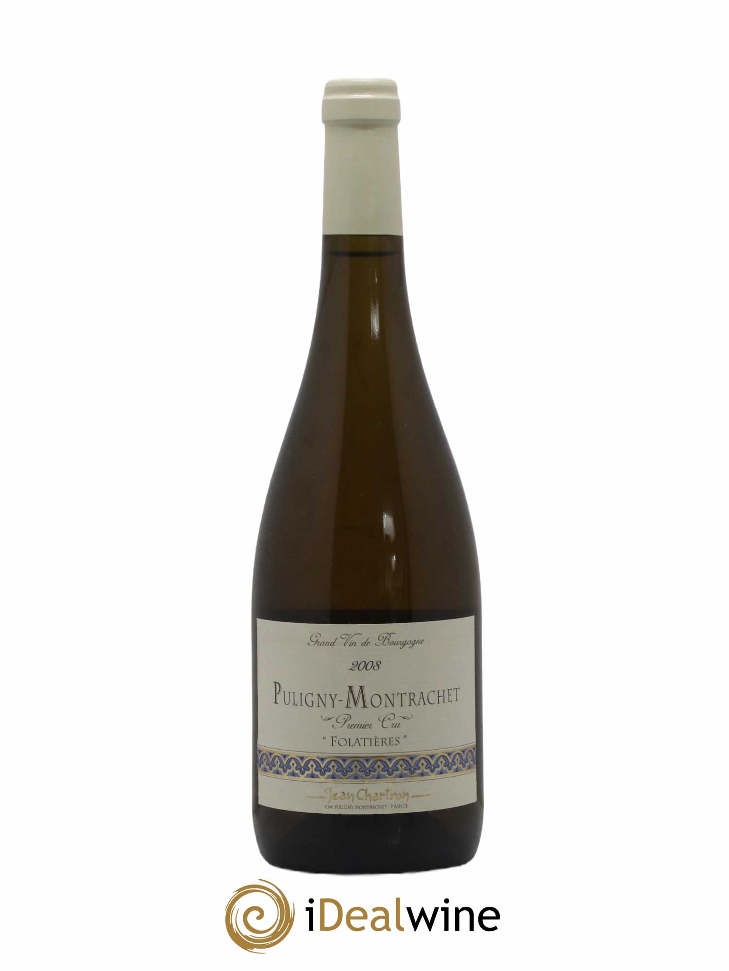 Puligny-Montrachet 1er Cru Folatières Jean Chartron (Domaine) 2008 - Lot de 1 bouteille - 0