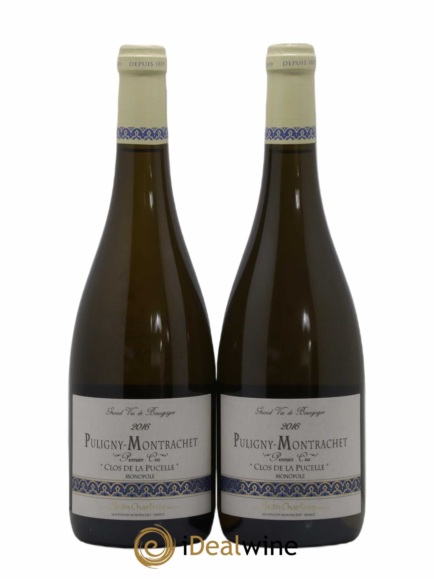 Puligny-Montrachet 1er Cru Clos de la Pucelle Jean Chartron (Domaine) 2016 - Lot de 2 bouteilles - 0