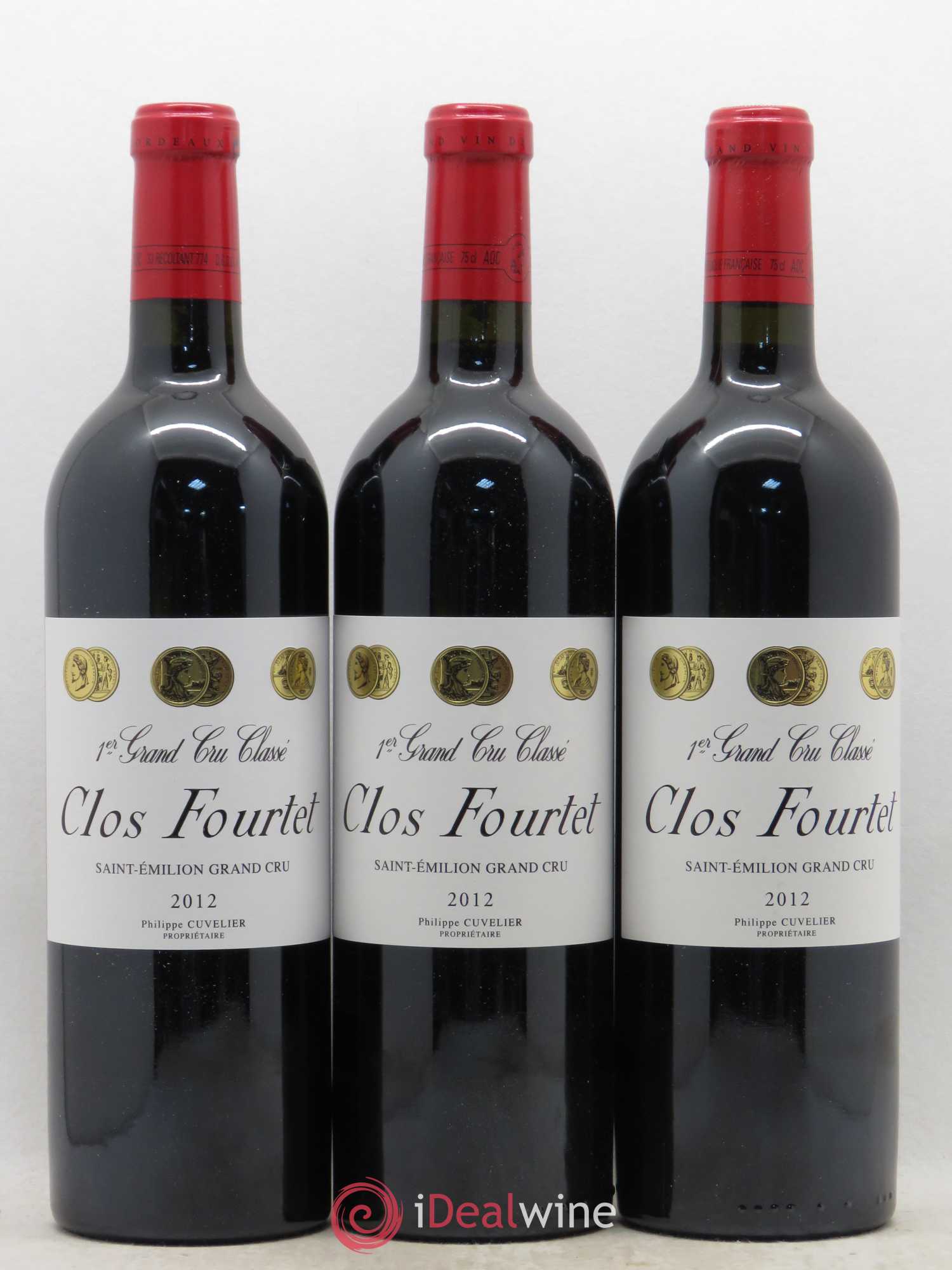Clos Fourtet 1er Grand Cru Classé B 2012 - Lot de 6 bouteilles - 1